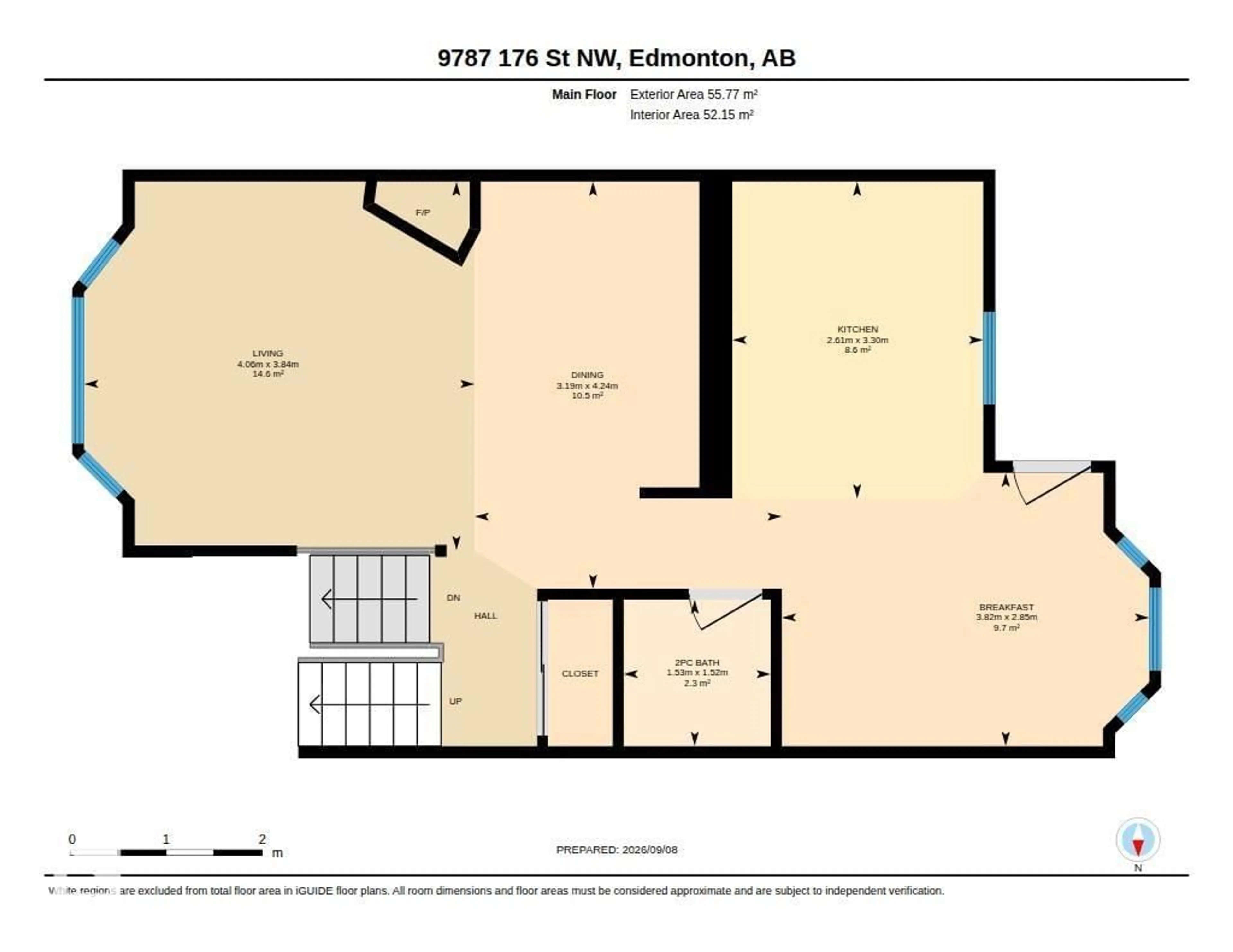Floor plan for NW - 9787 176 ST, Edmonton Alberta T5T6B3