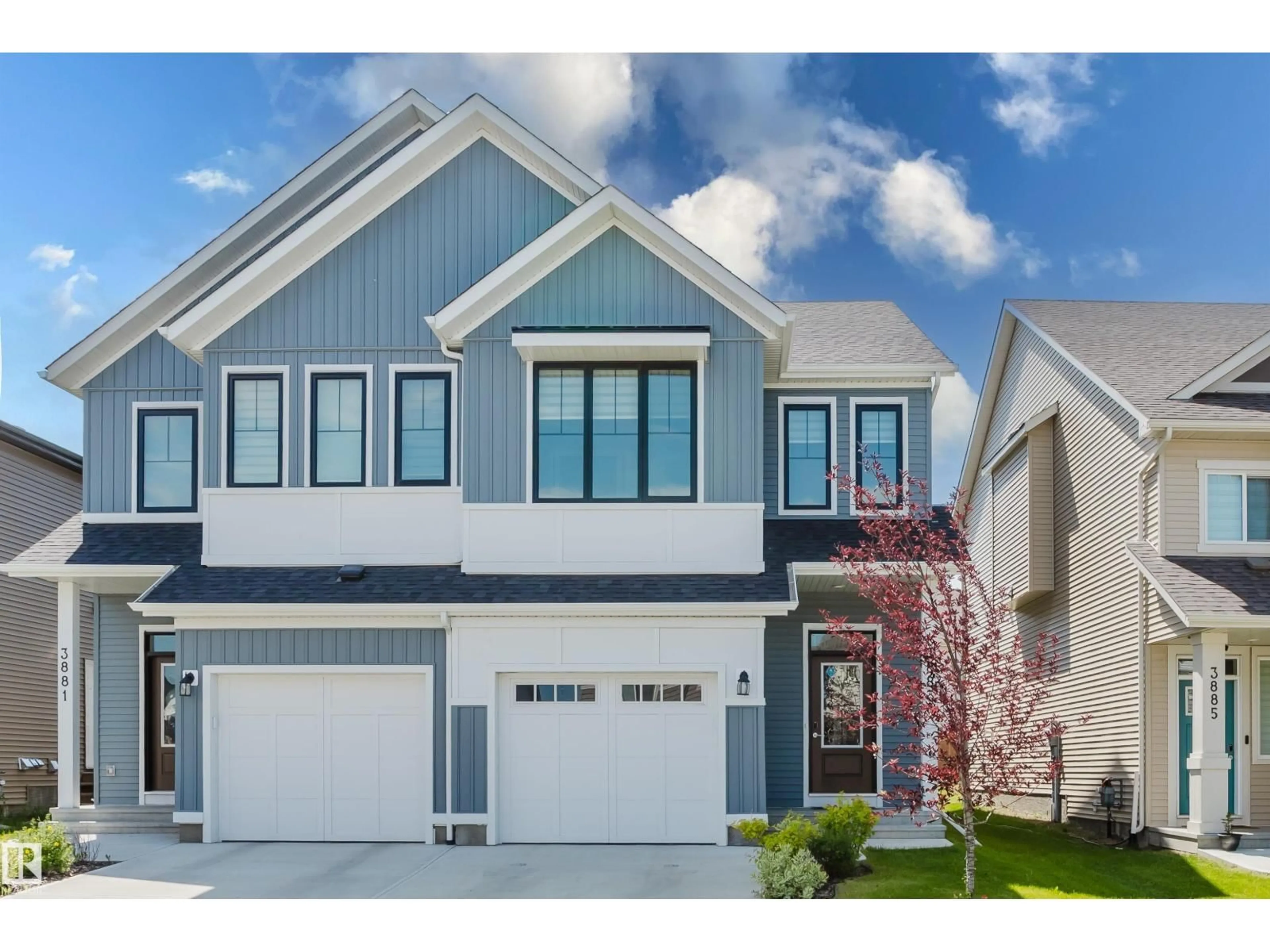 Home with vinyl exterior material, street for 3883 CHRUSTAWKA PL, Edmonton Alberta T6W5B2