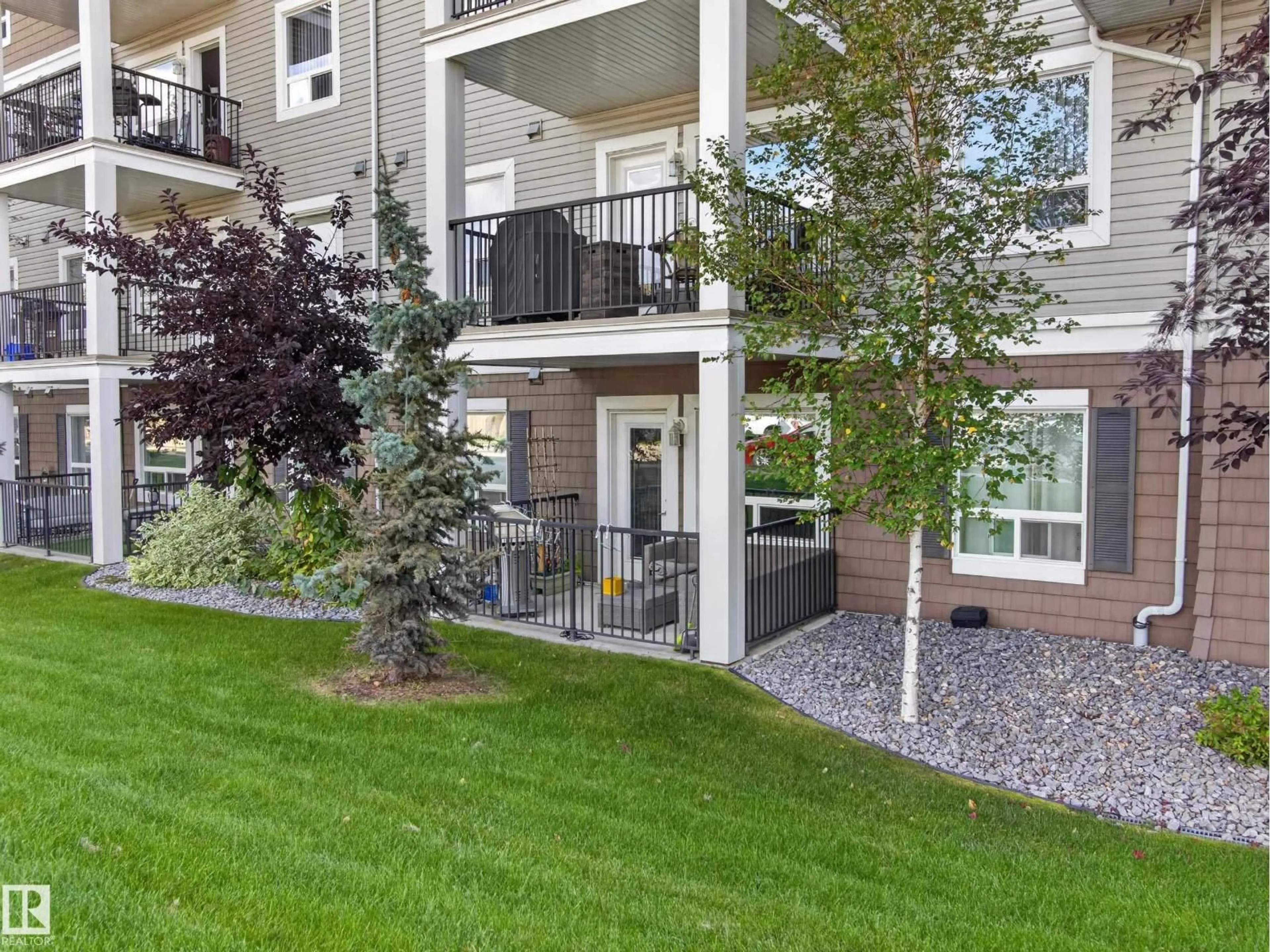 Patio, mountain view for 3107 - 9351 SIMPSON DR, Edmonton Alberta T6R0N4