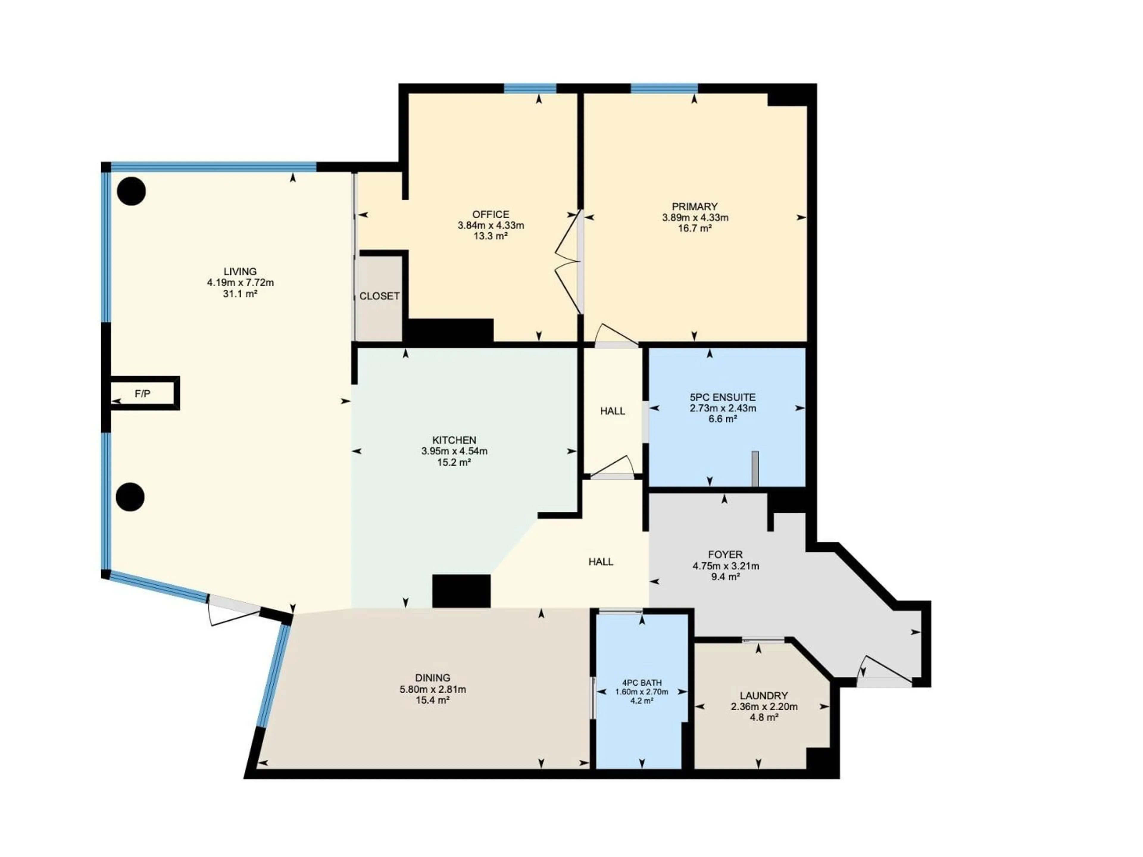 Floor plan for 10028 - 602 119 ST, Edmonton Alberta T5K1Y8