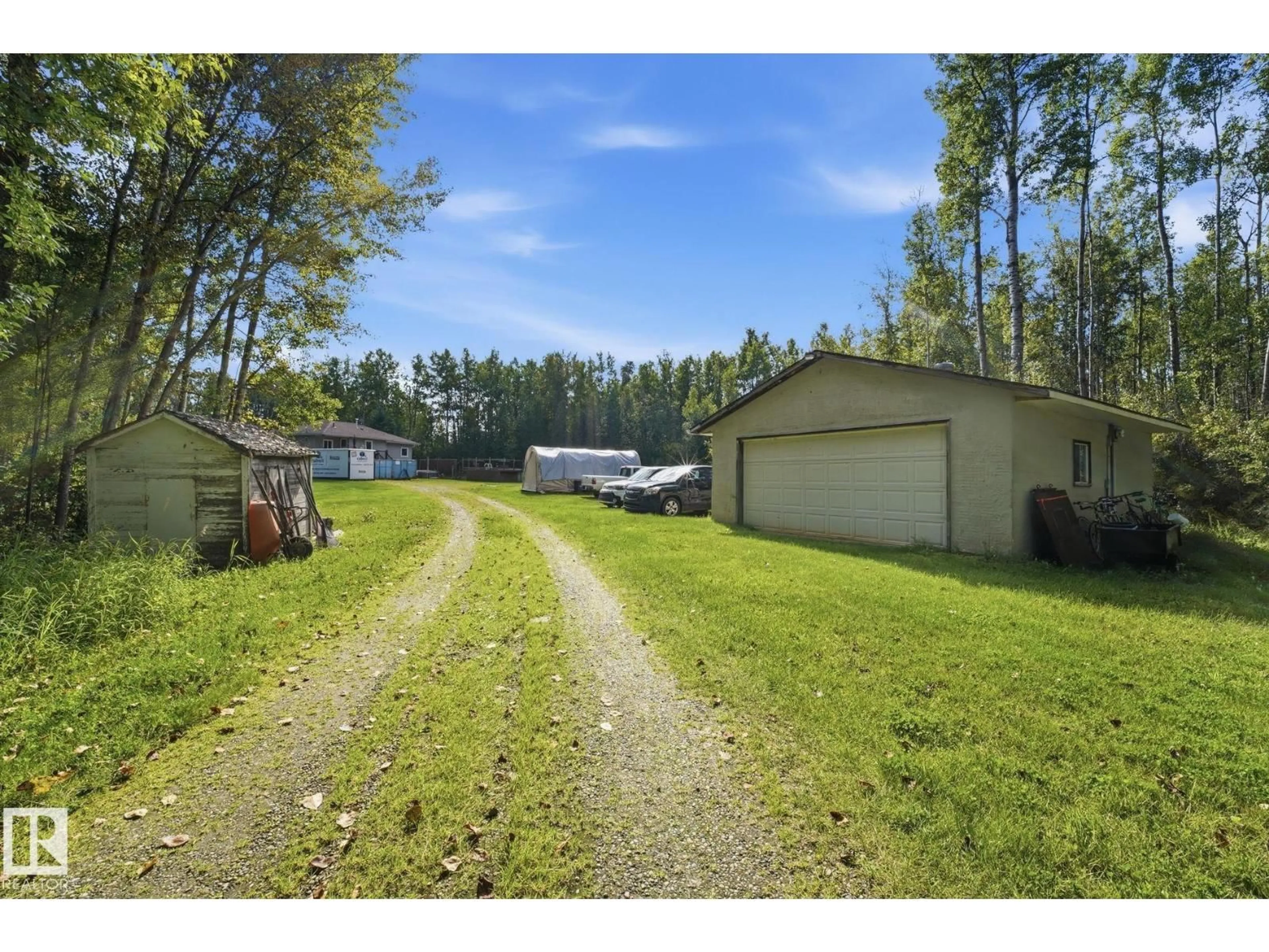 A pic from outside/outdoor area/front of a property/back of a property/a pic from drone, unknown for 53522 RGE ROAD 280, Rural Parkland County Alberta T7X3V6