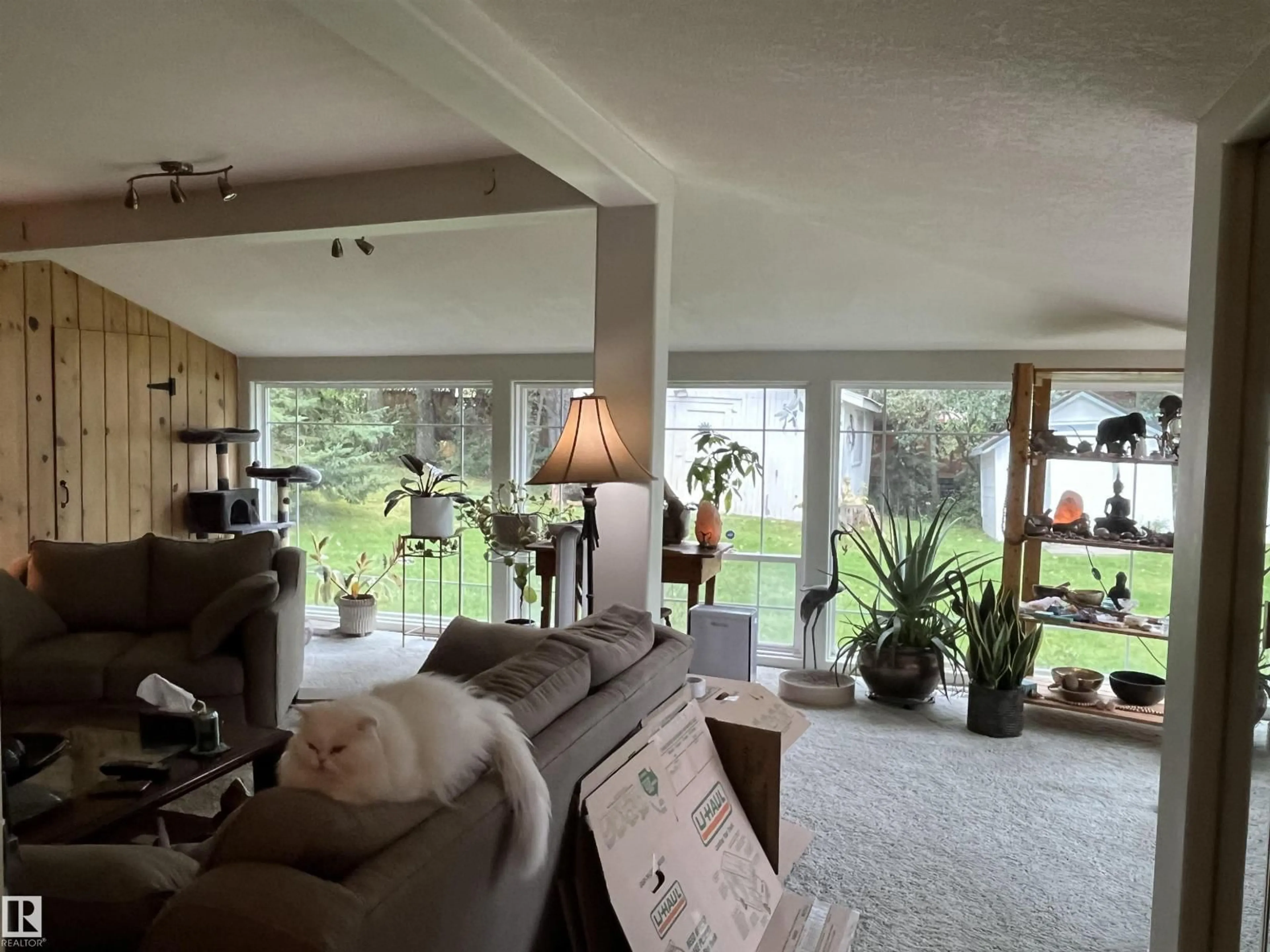 Living room with furniture, unknown for 5224 50 AV SE, Rural Lac Ste. Anne County Alberta T0E0A0