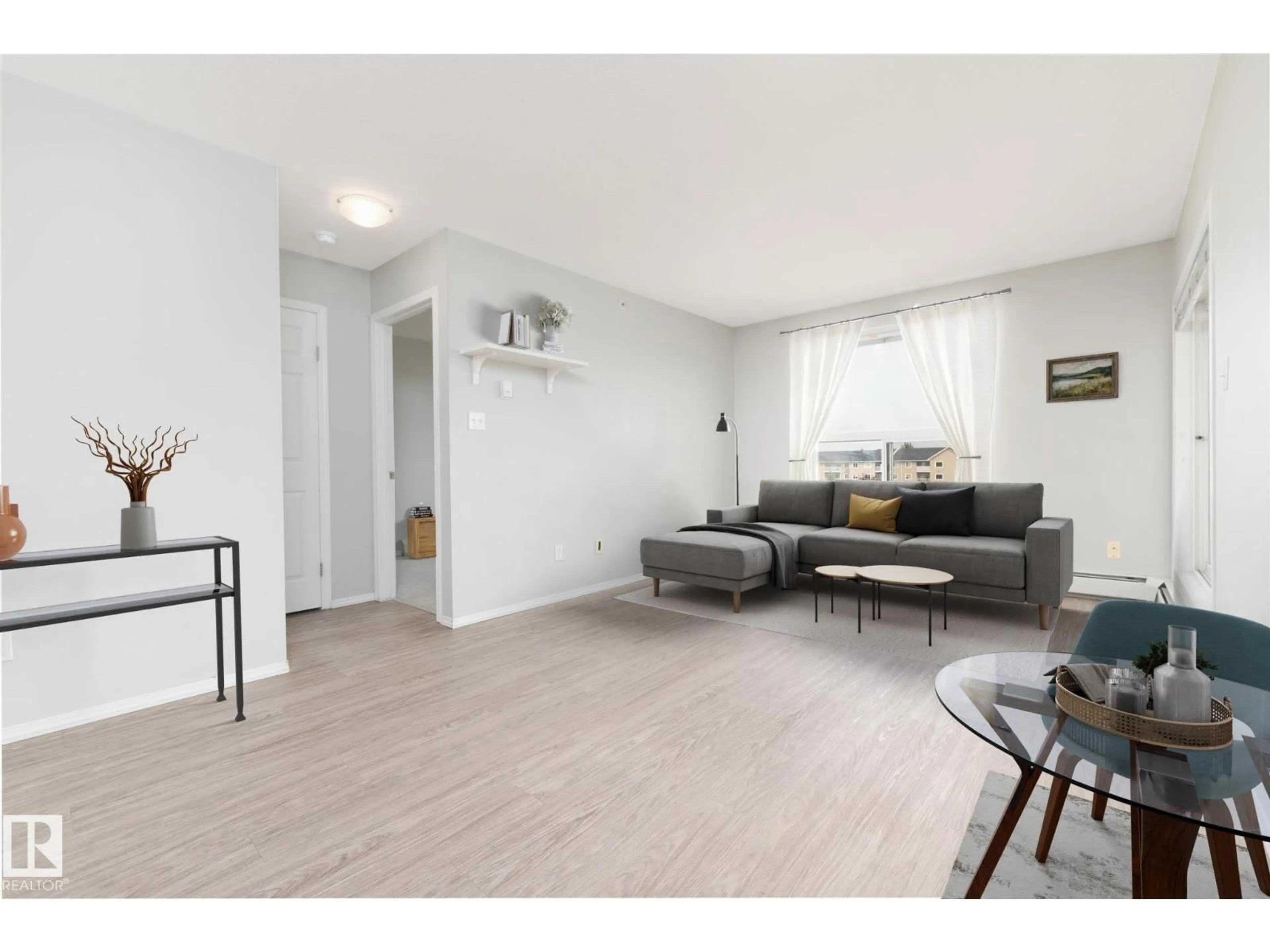 Living room with furniture, unknown for #418 - 4310 33 ST, Stony Plain Alberta T7Z0A8