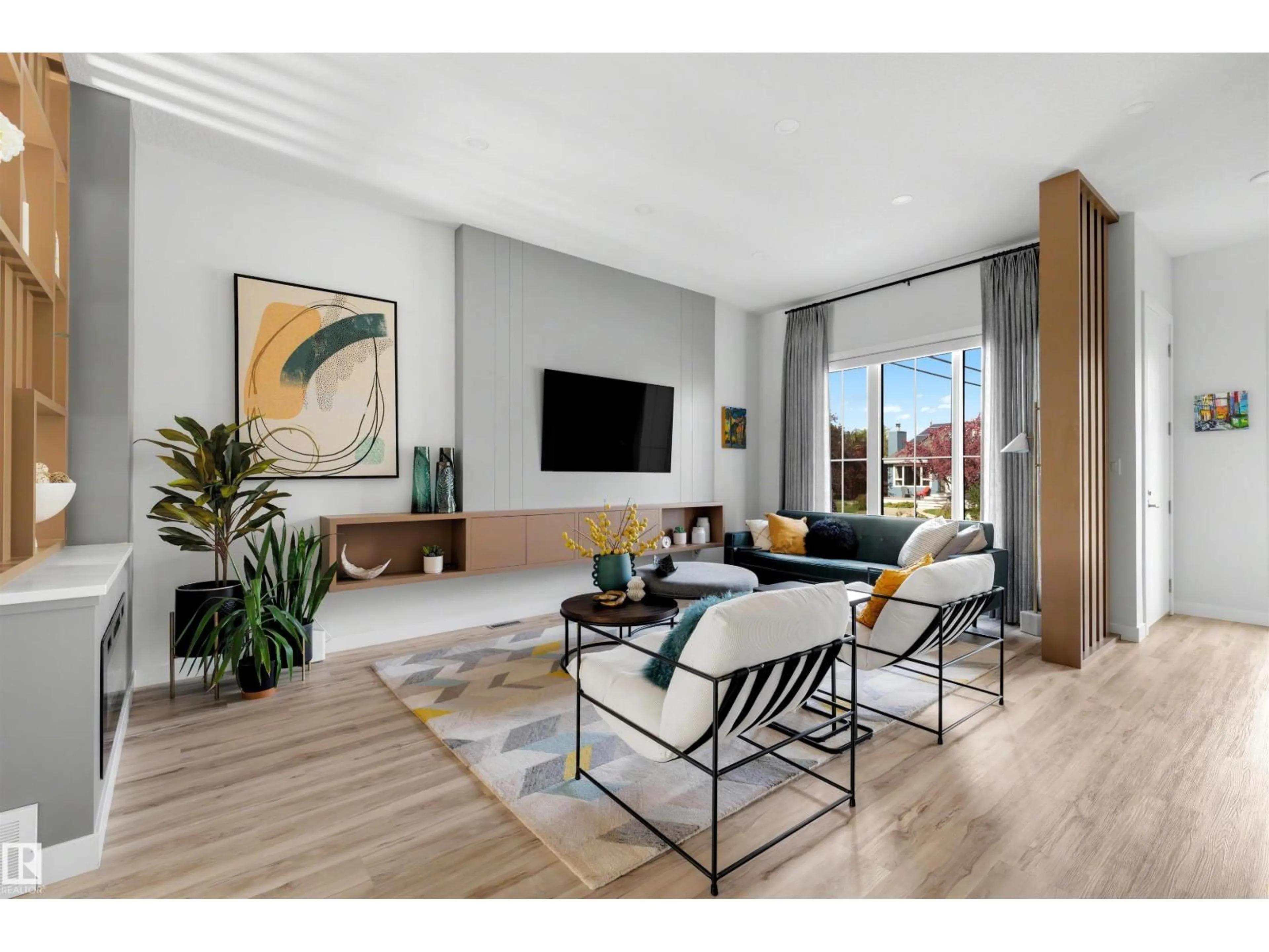 Living room with furniture, unknown for NW - 10948 118 ST, Edmonton Alberta T5H3N9
