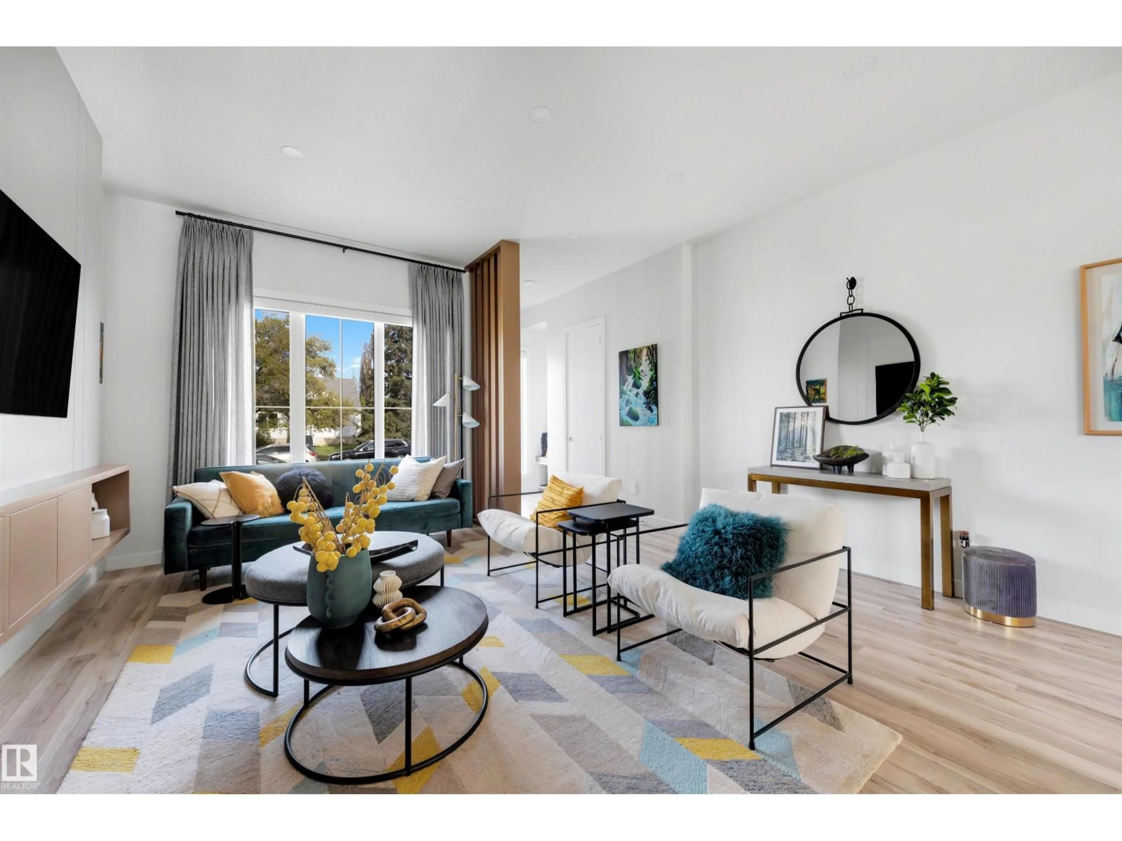 Living room with furniture, unknown for NW - 10948 118 ST, Edmonton Alberta T5H3N9