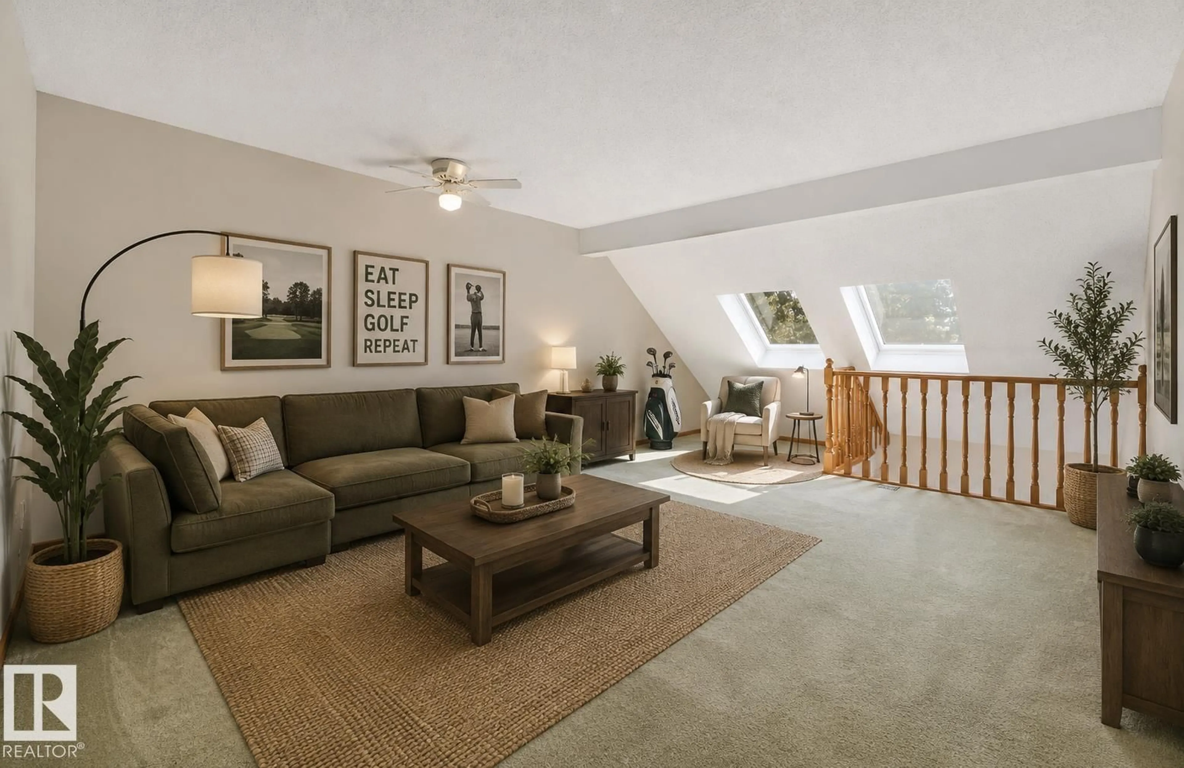 Living room with furniture, unknown for #18 - 500 LESSARD DR, Edmonton Alberta T6M1G1
