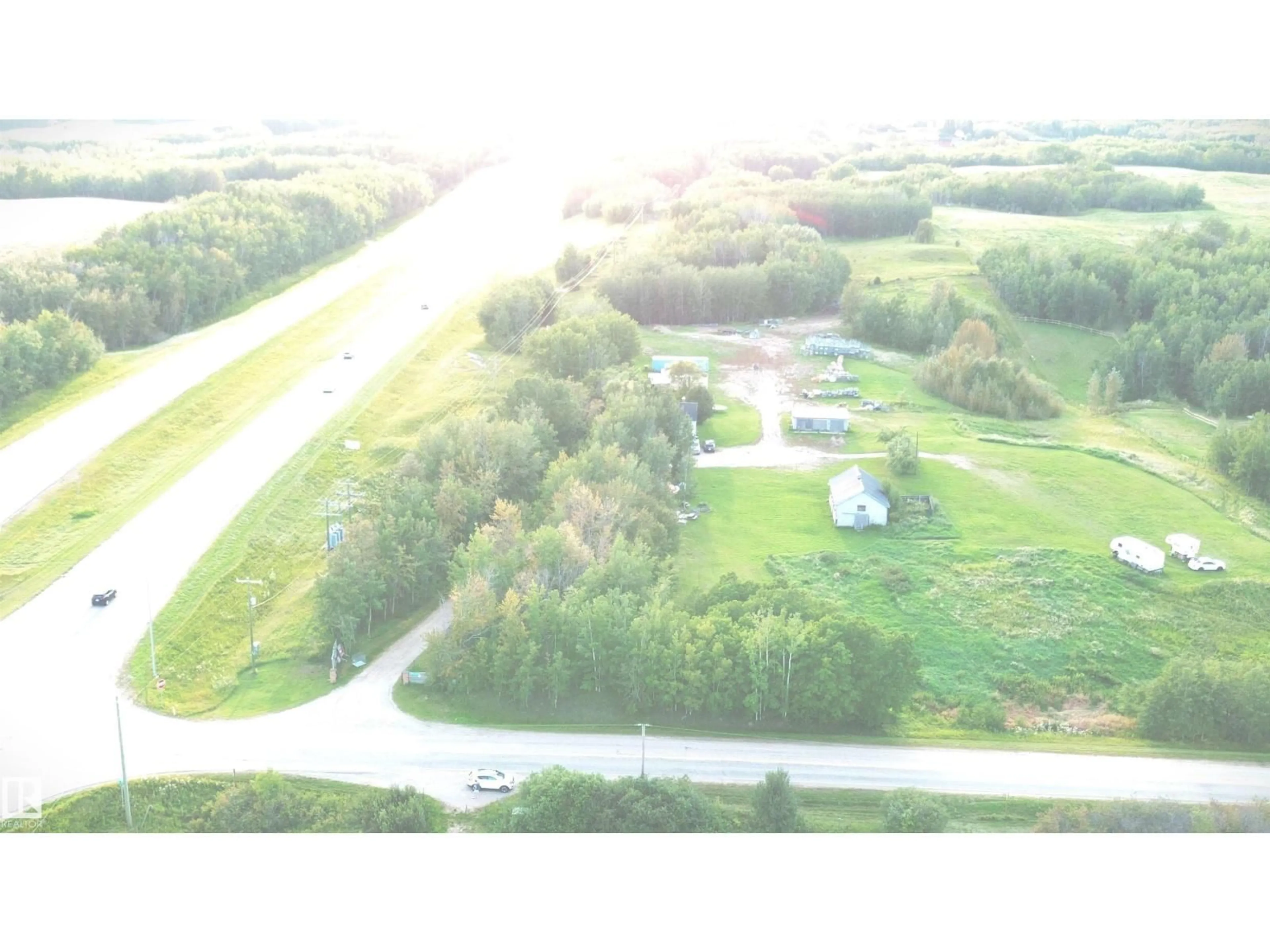 A pic from outside/outdoor area/front of a property/back of a property/a pic from drone, unknown for 53002 RGE ROAD 13, Rural Parkland County Alberta T7Y2T2