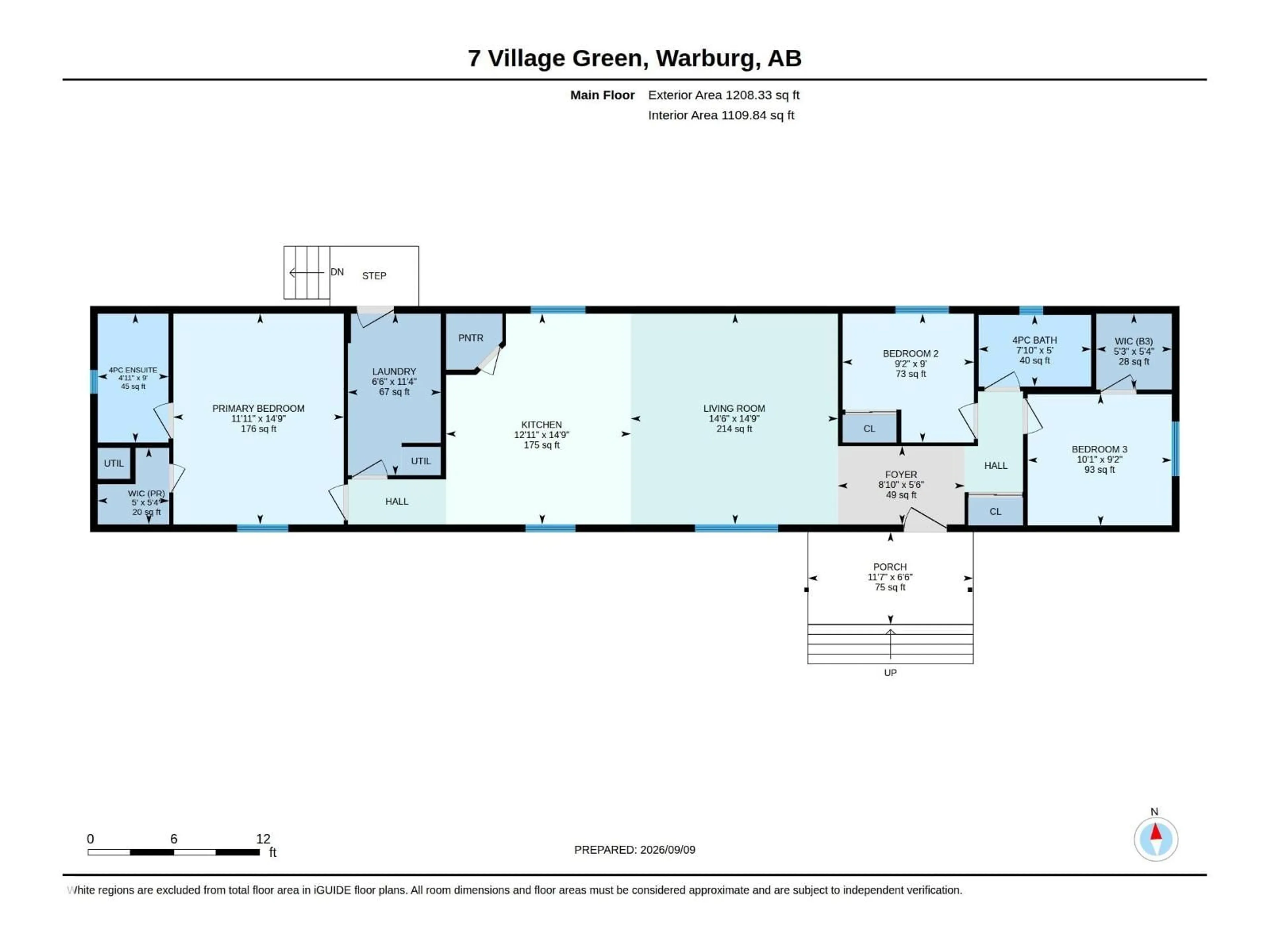 Floor plan for 7 VILLAGE GREEN MOBILE PARK, Warburg Alberta T0C2T0