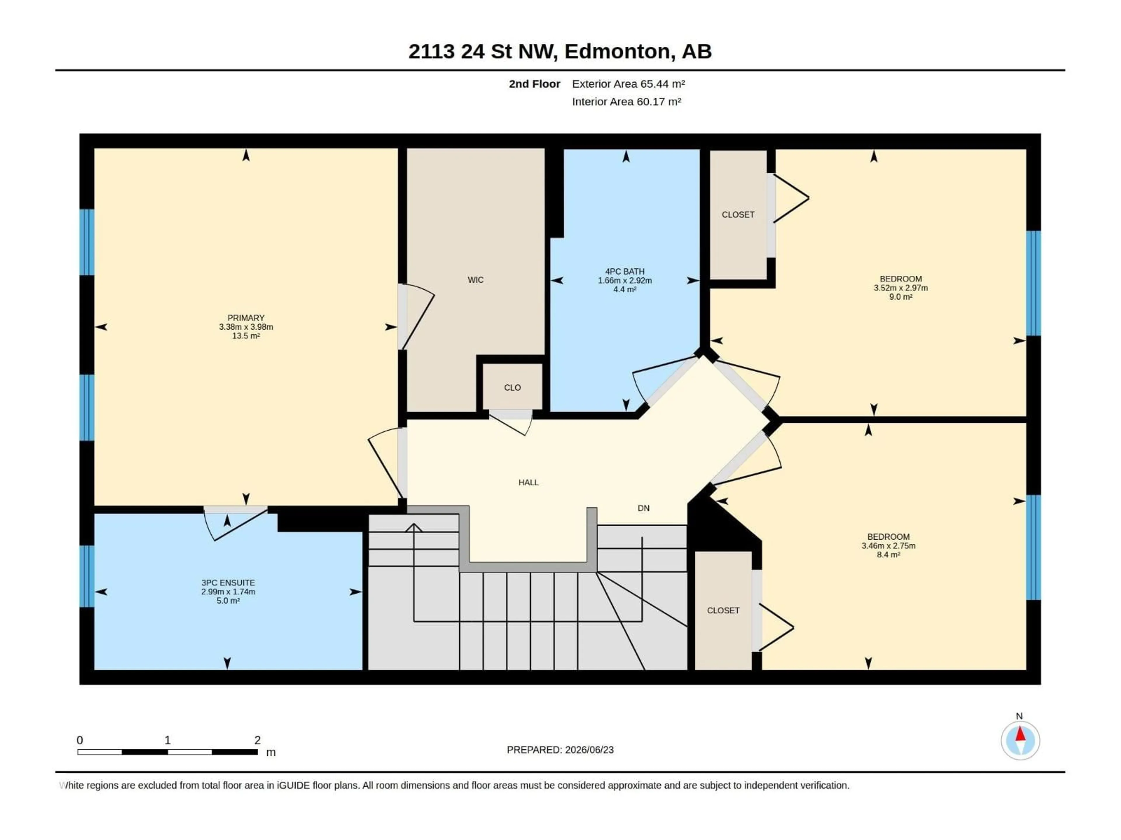 Floor plan for NW - 2113 24 ST, Edmonton Alberta T6T0Y8