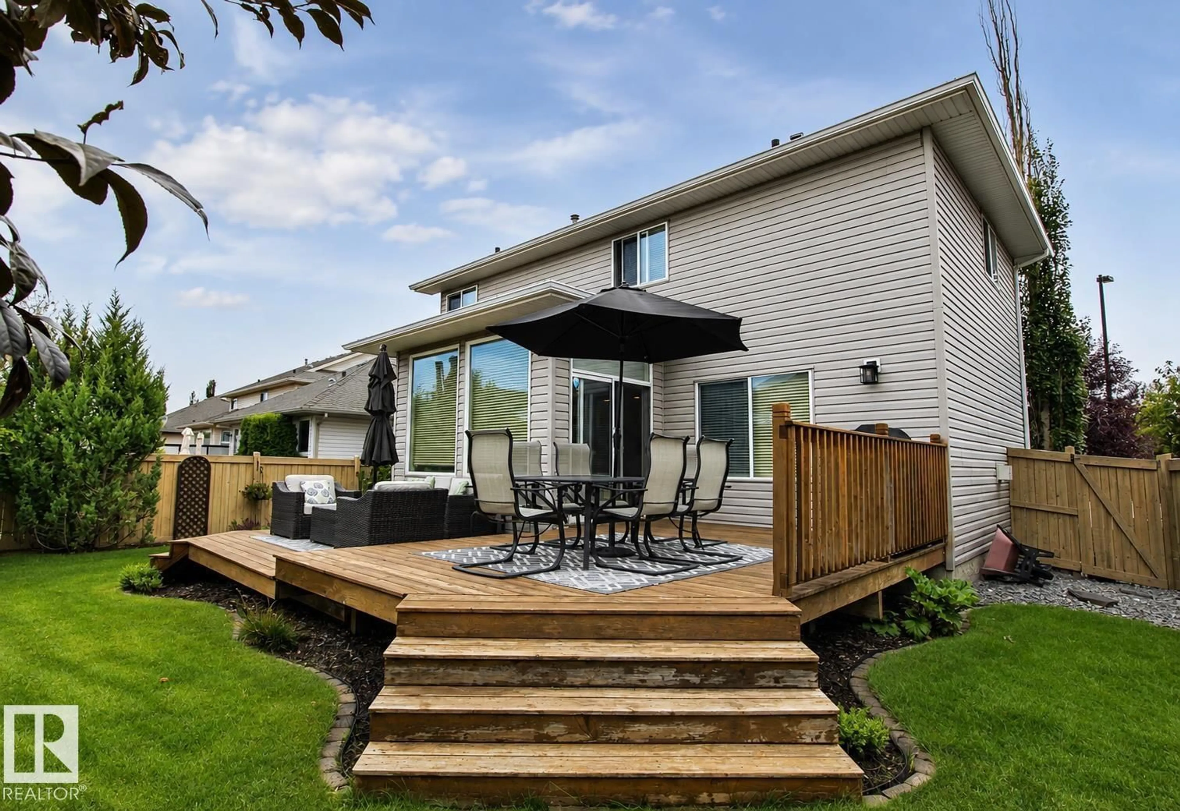 Patio, street for 93 RIDGEBROOK CL, Sherwood Park Alberta T8A6L9