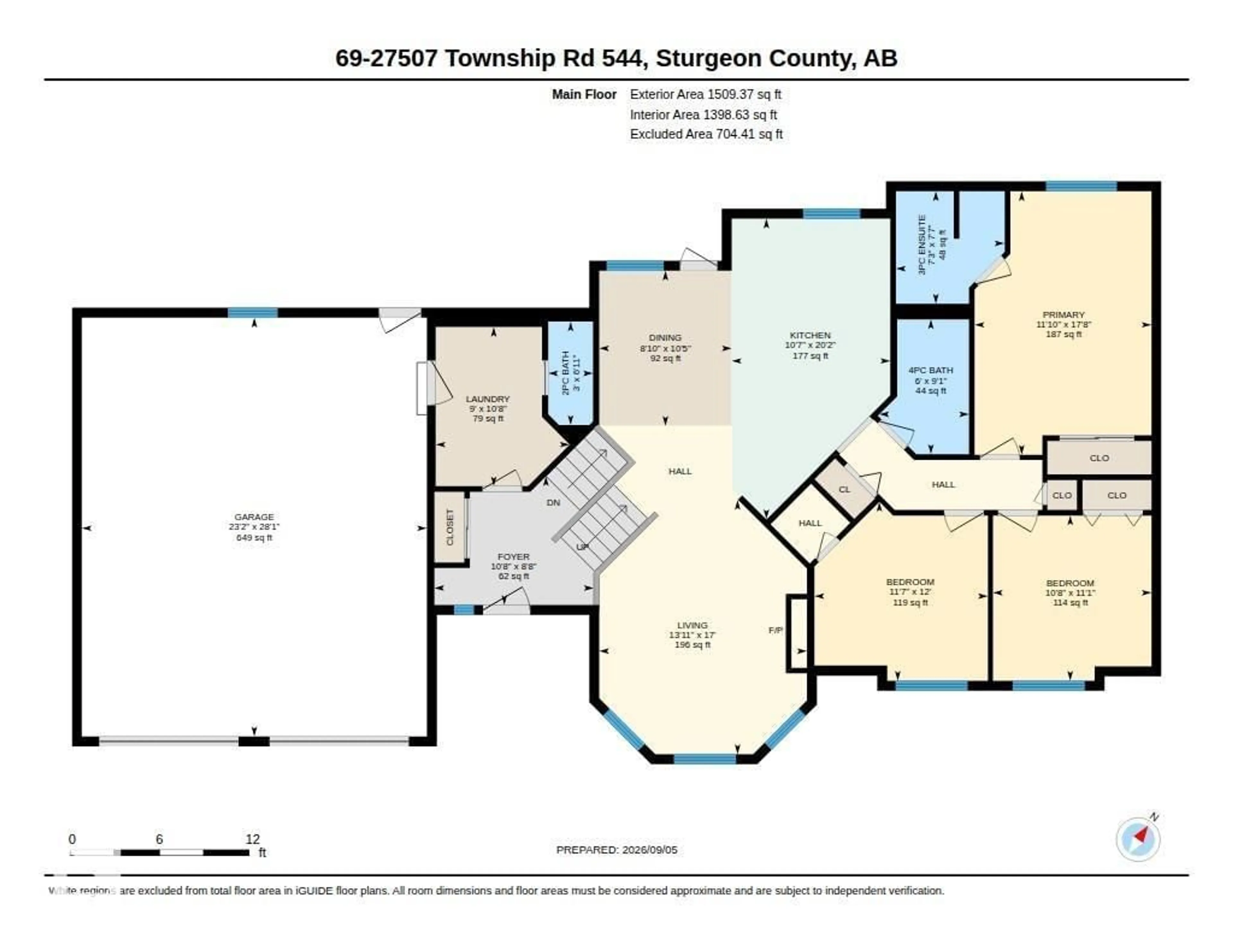 Floor plan for 69 27507 TWP 544 RD, Rural Sturgeon County Alberta T8R2B5