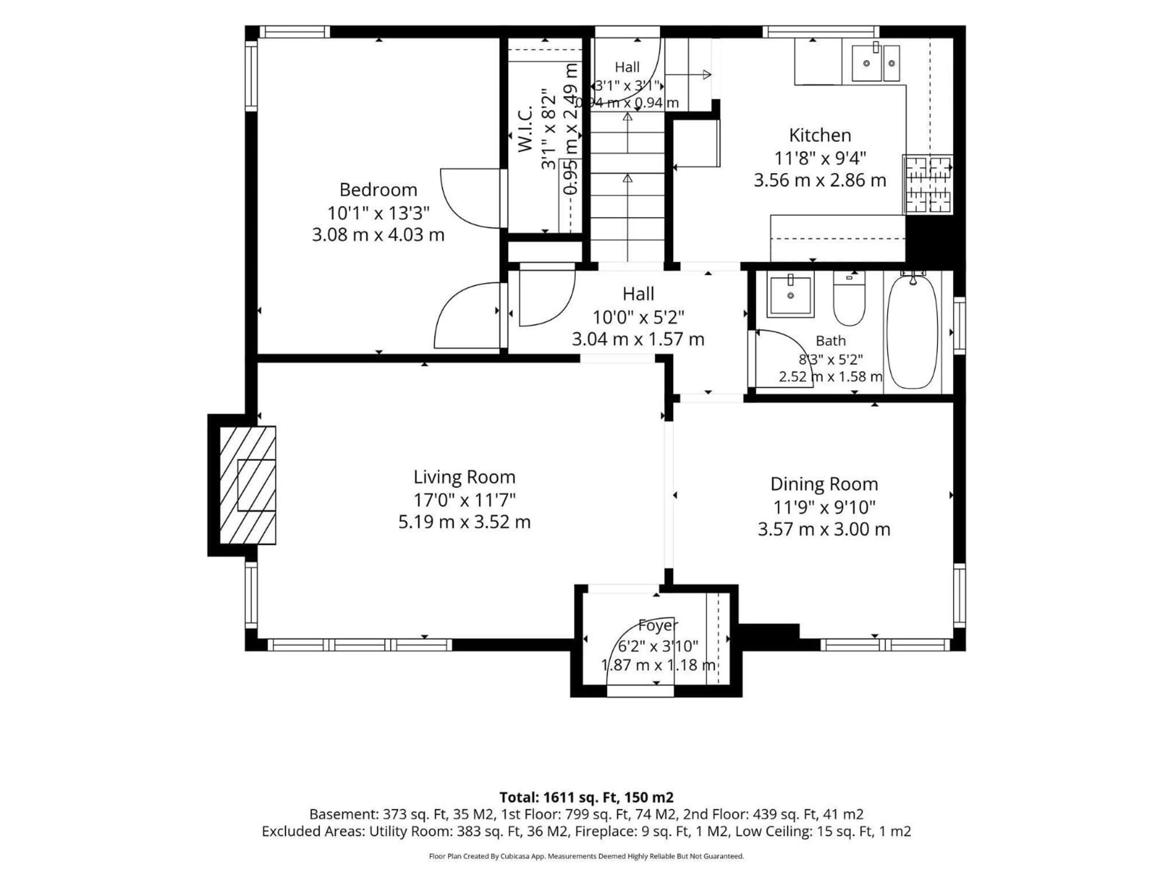 Floor plan for NW - 12034 104 ST, Edmonton Alberta T5G2L4