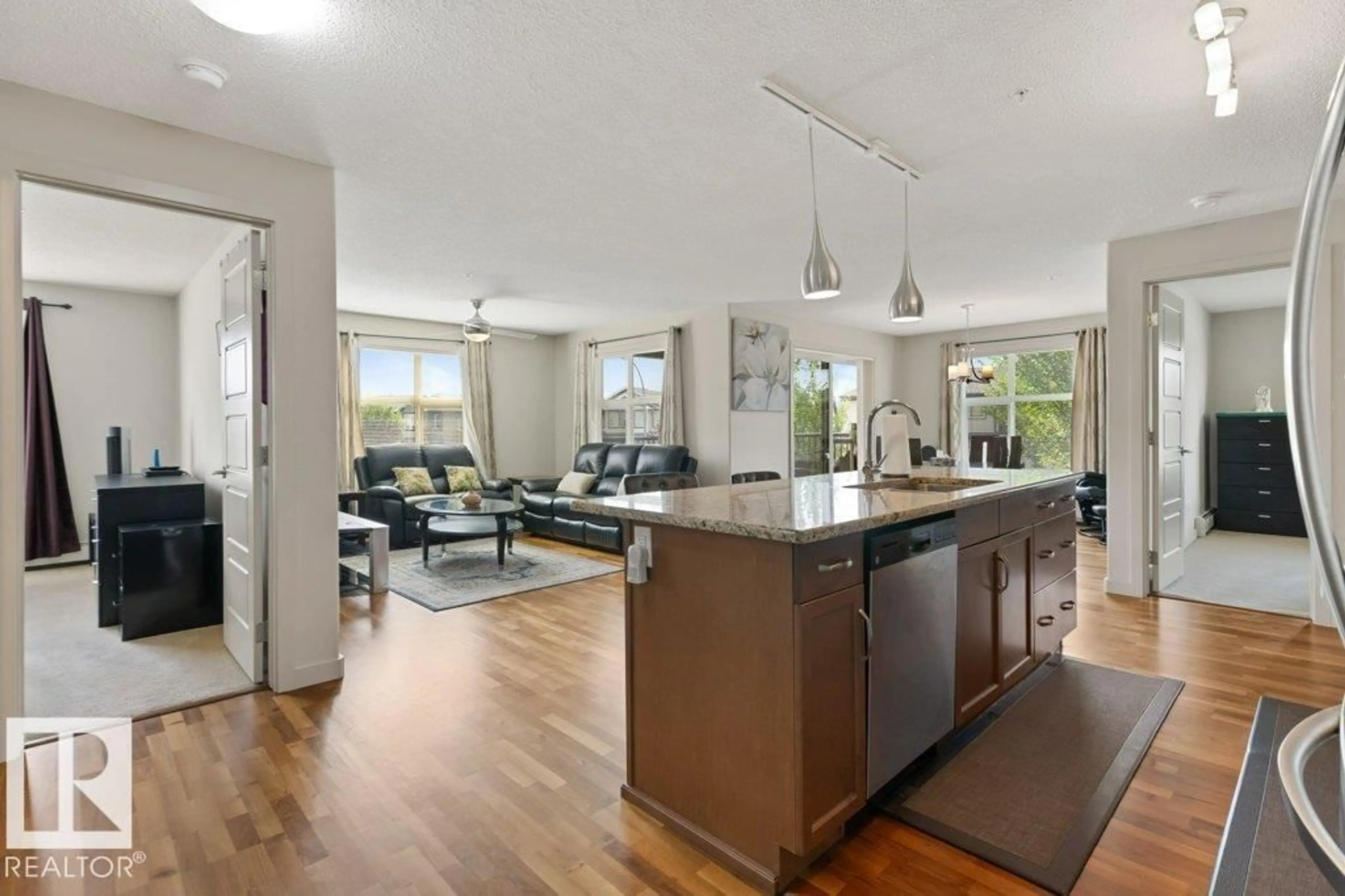 Open concept kitchen, unknown for #202 - 5510 SCHONSEE DR, Edmonton Alberta T5Z0N9