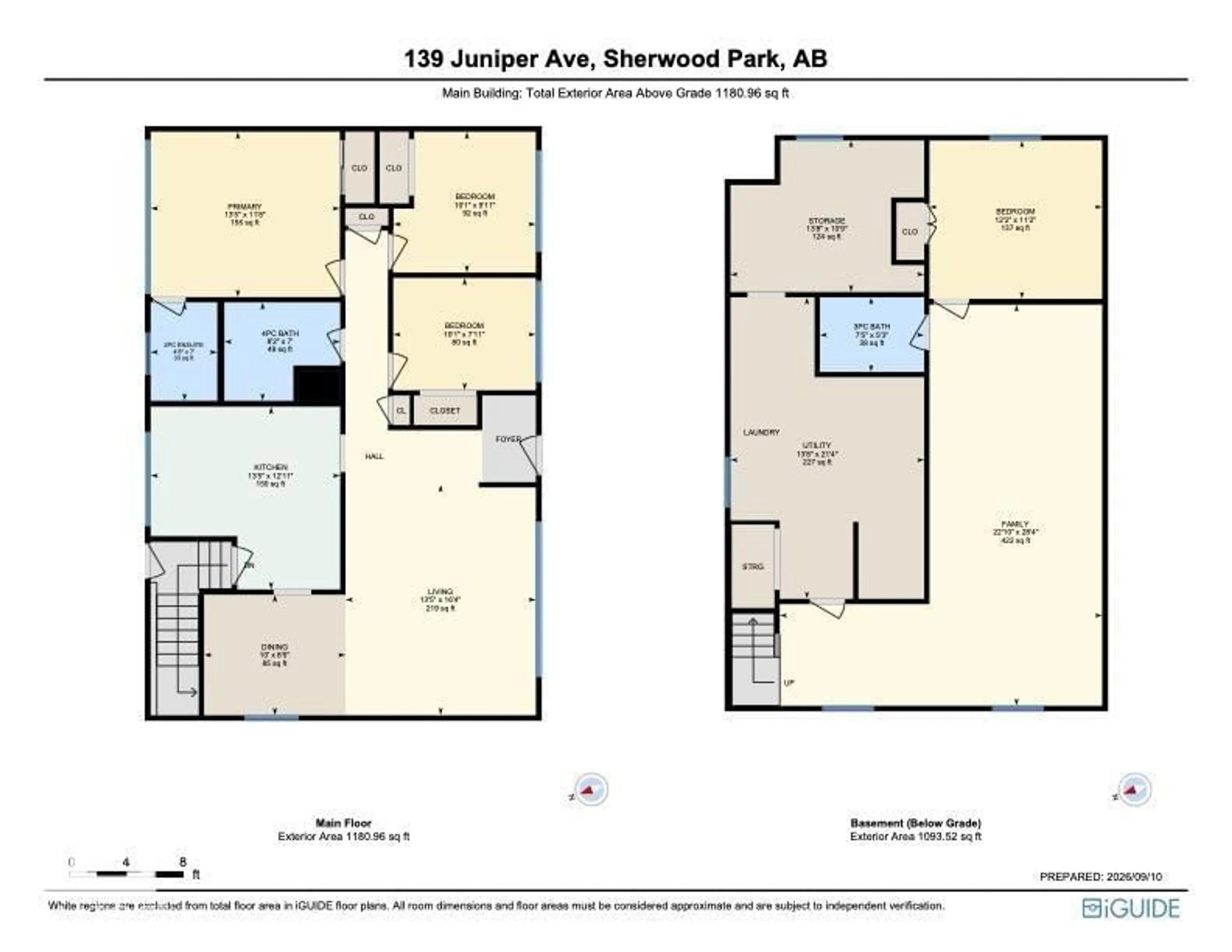 Floor plan for 139 JUNIPER AV, Sherwood Park Alberta T8A2C6