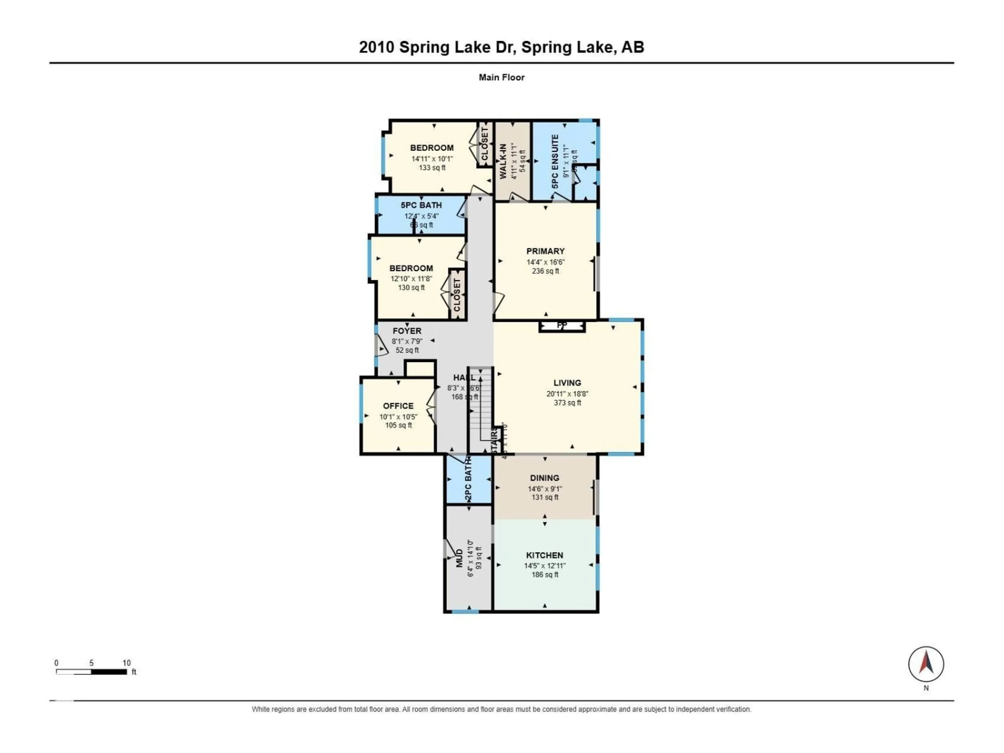 Floor plan for 2010 SPRING DR, Rural Parkland County Alberta T7Z1X2