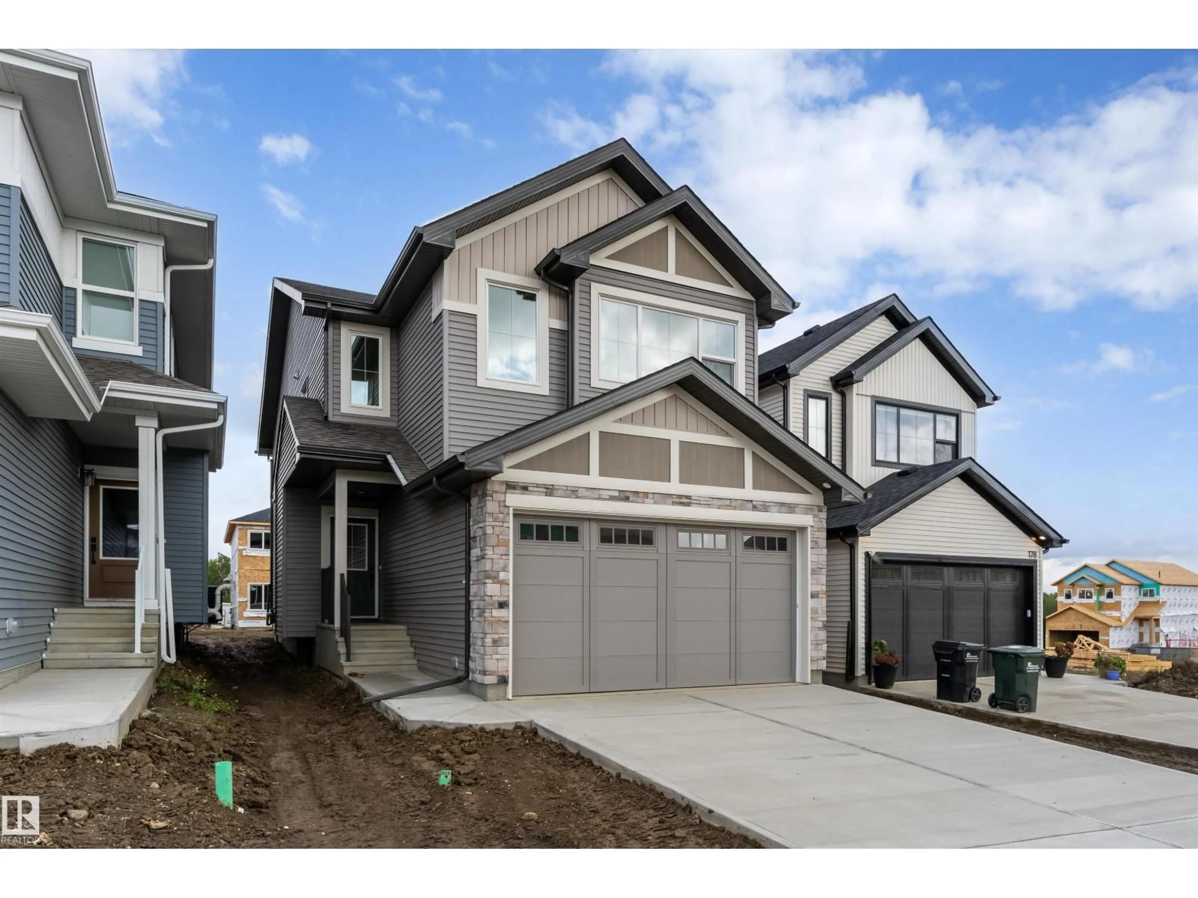 Home with vinyl exterior material, street for 182 STETSON LO, Ardrossan Alberta T8E0C1