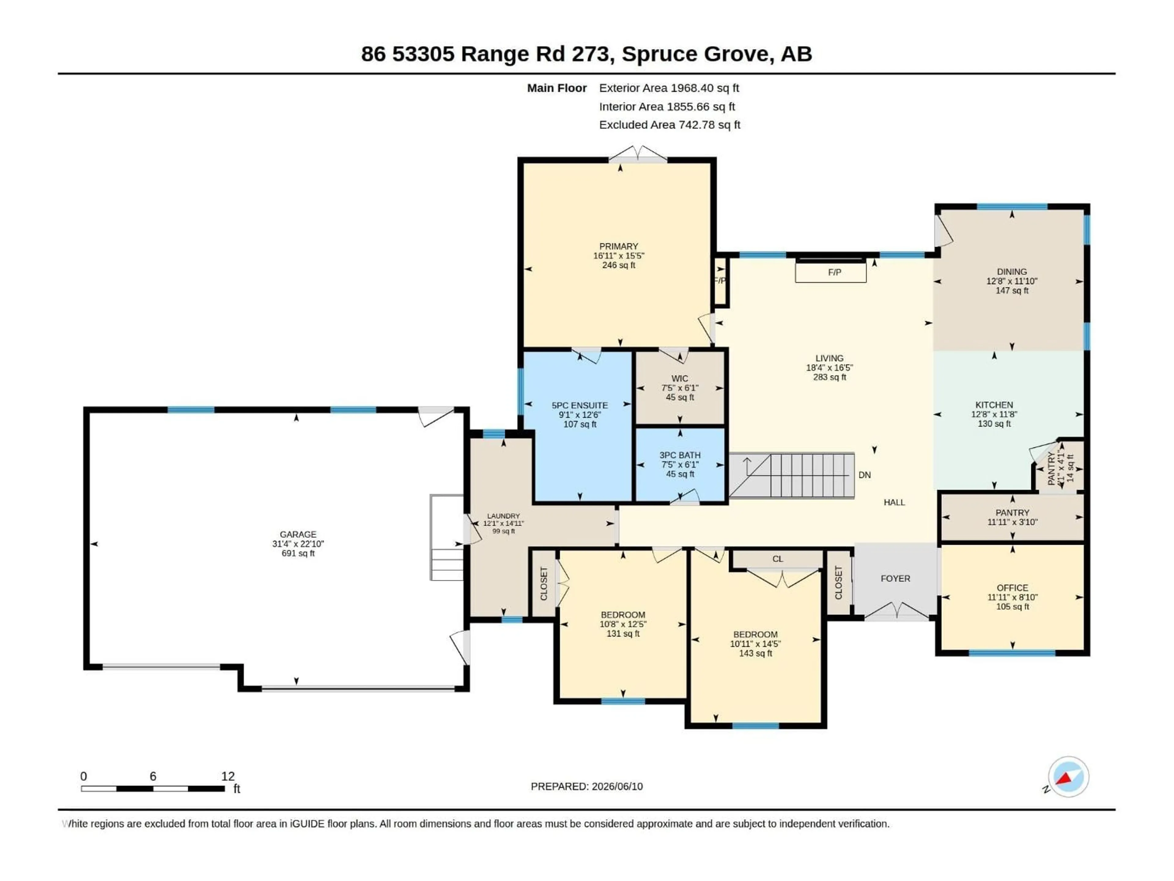Floor plan for 53305 - 86 RANGE ROAD 273, Rural Parkland County Alberta T7X3N3