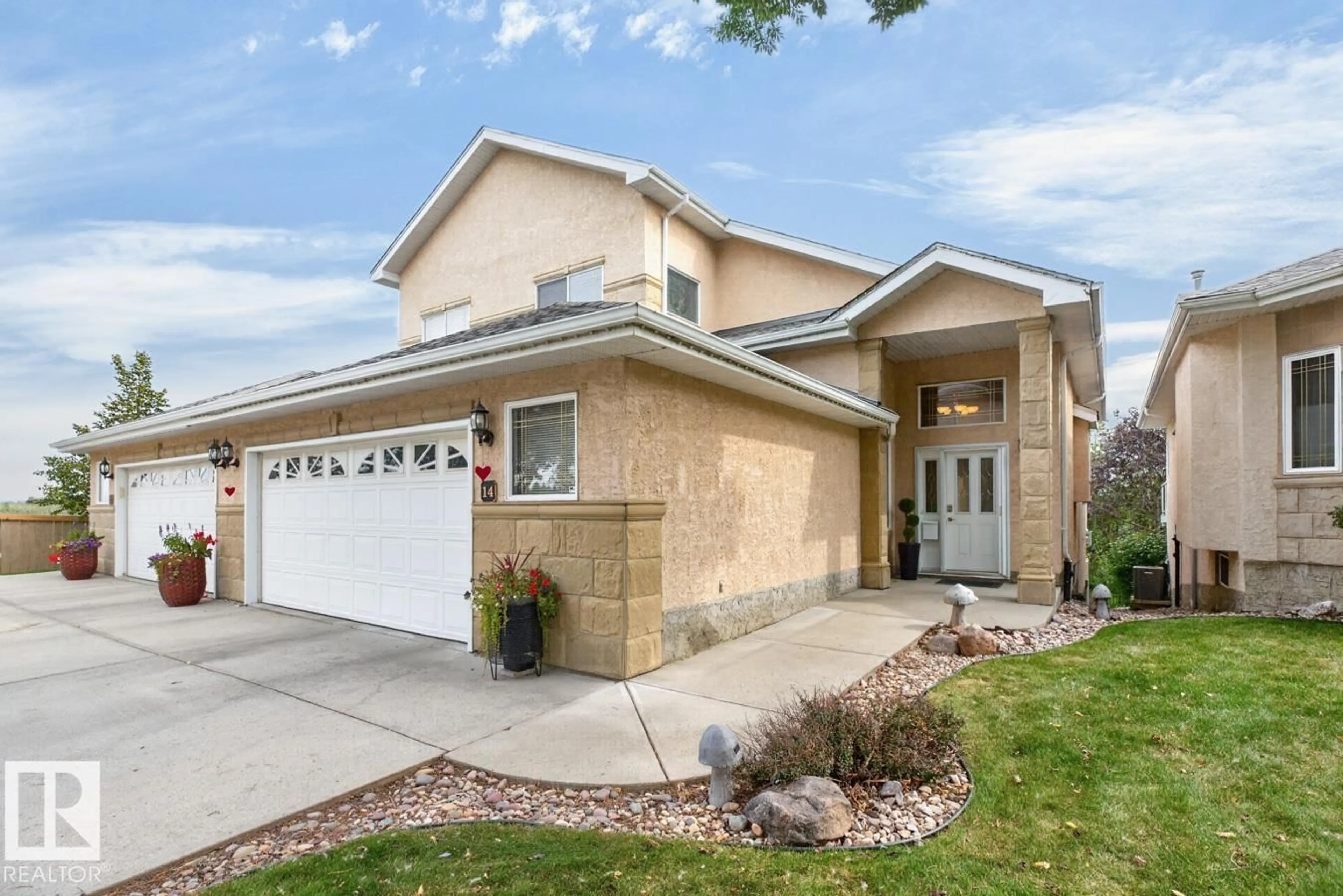 Home with brick exterior material, street for #14 - 577 BUTTERWORTH WY, Edmonton Alberta T6R2Y2