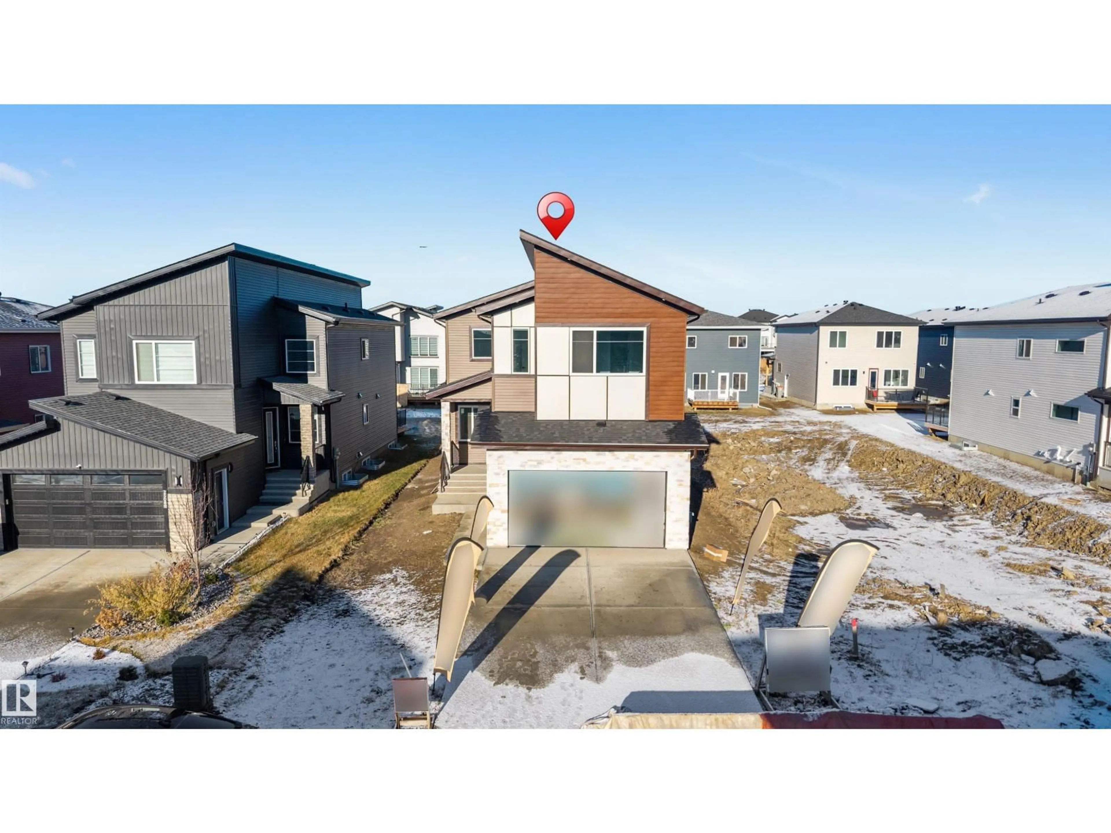A pic from outside/outdoor area/front of a property/back of a property/a pic from drone, street for 2514 63 AV, Rural Leduc County Alberta T4X3A4