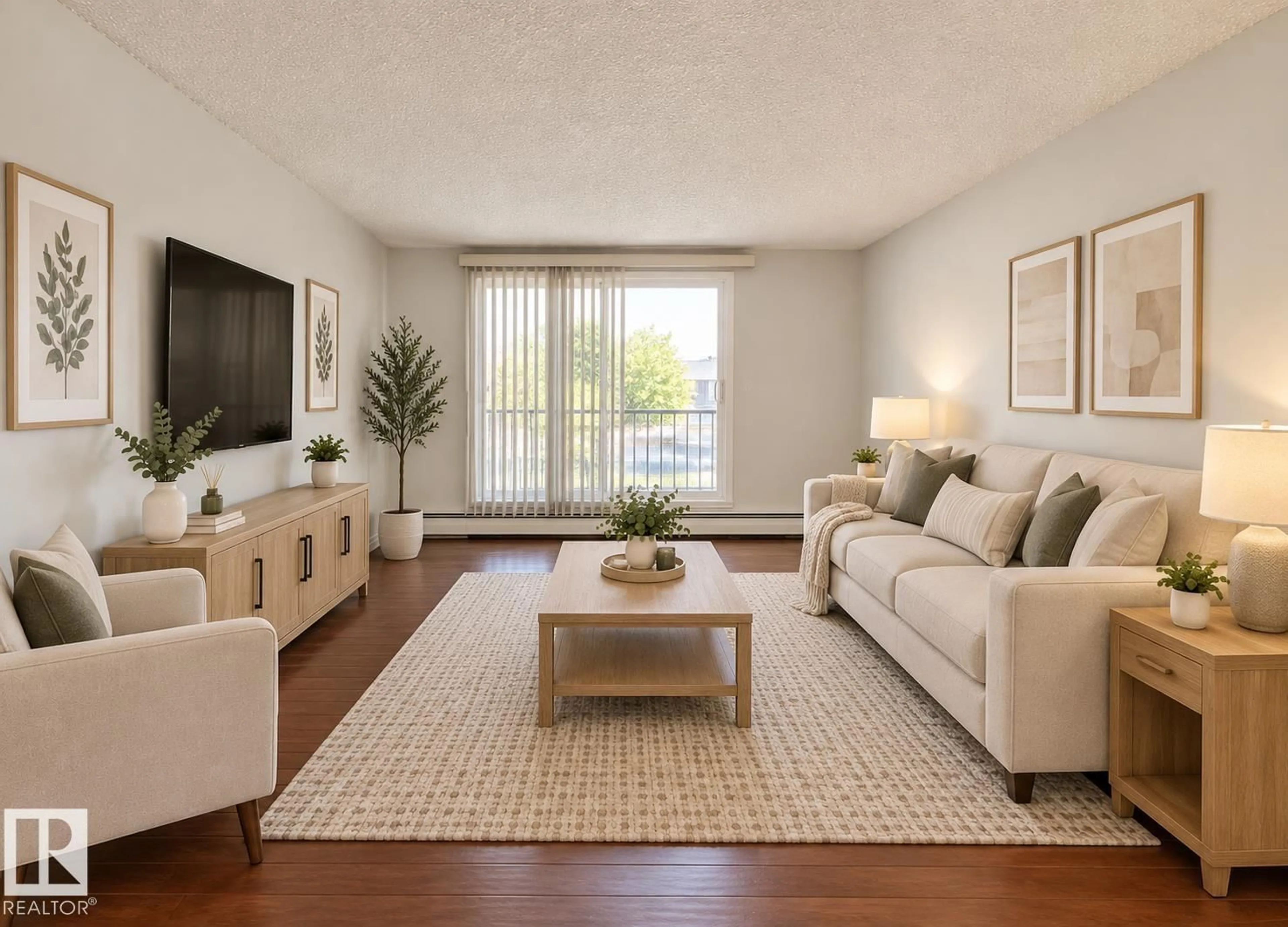 Living room with furniture, unknown for #304 - 10135 116 ST, Edmonton Alberta T5K2H5