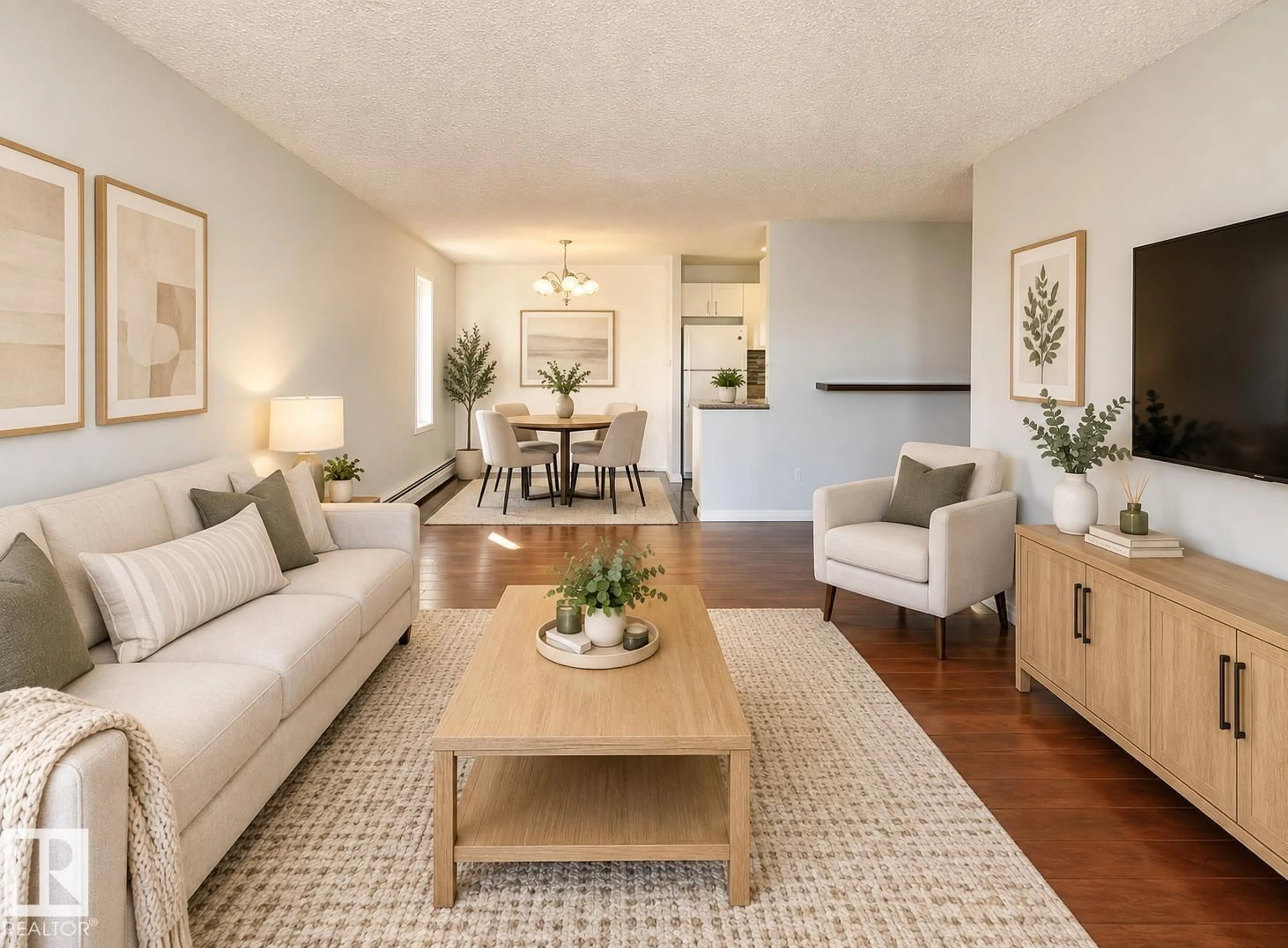 Living room with furniture, unknown for #304 - 10135 116 ST, Edmonton Alberta T5K2H5