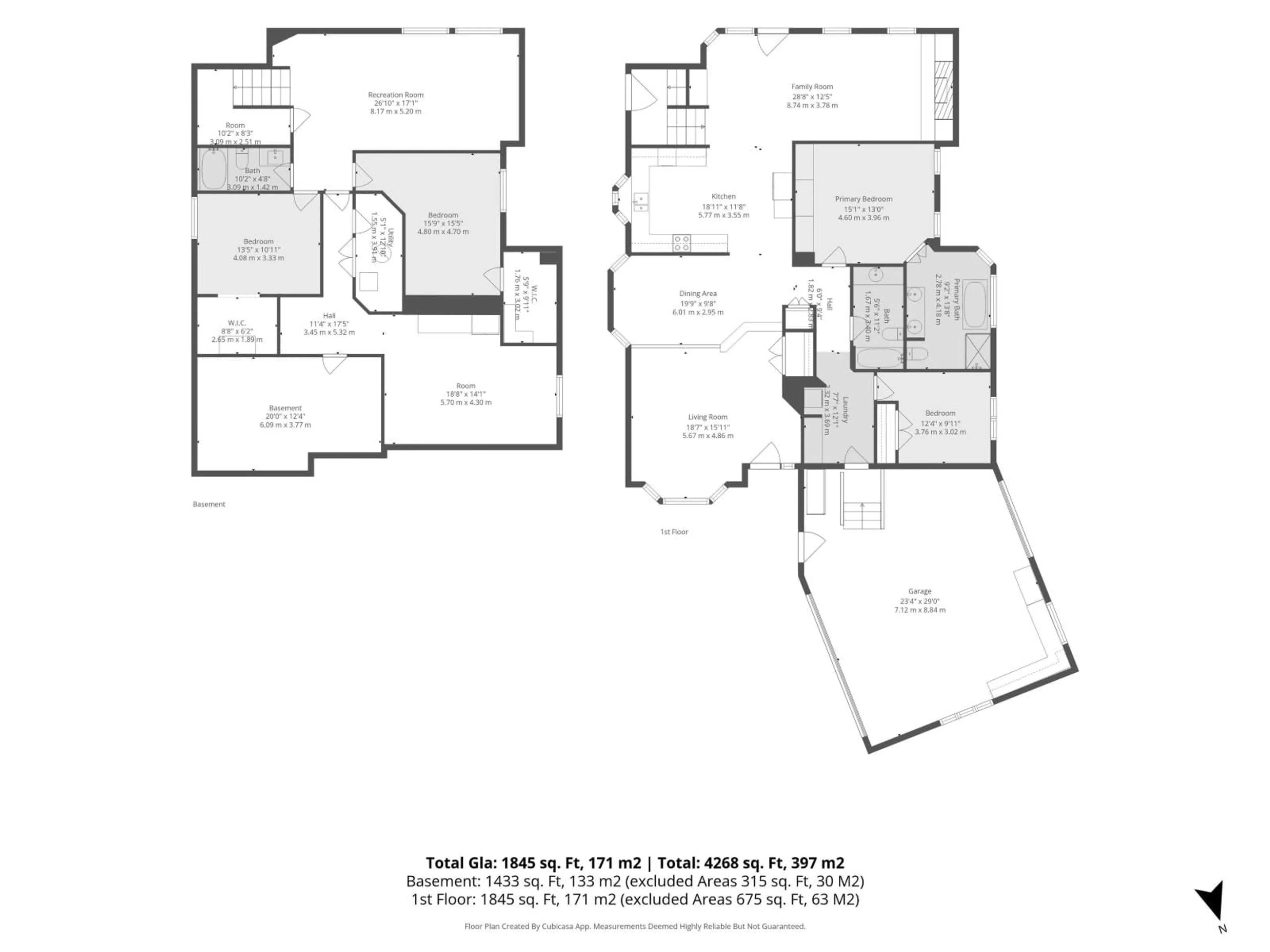 Floor plan for A - 12 INVERMERE PL, St. Albert Alberta T8N5N1