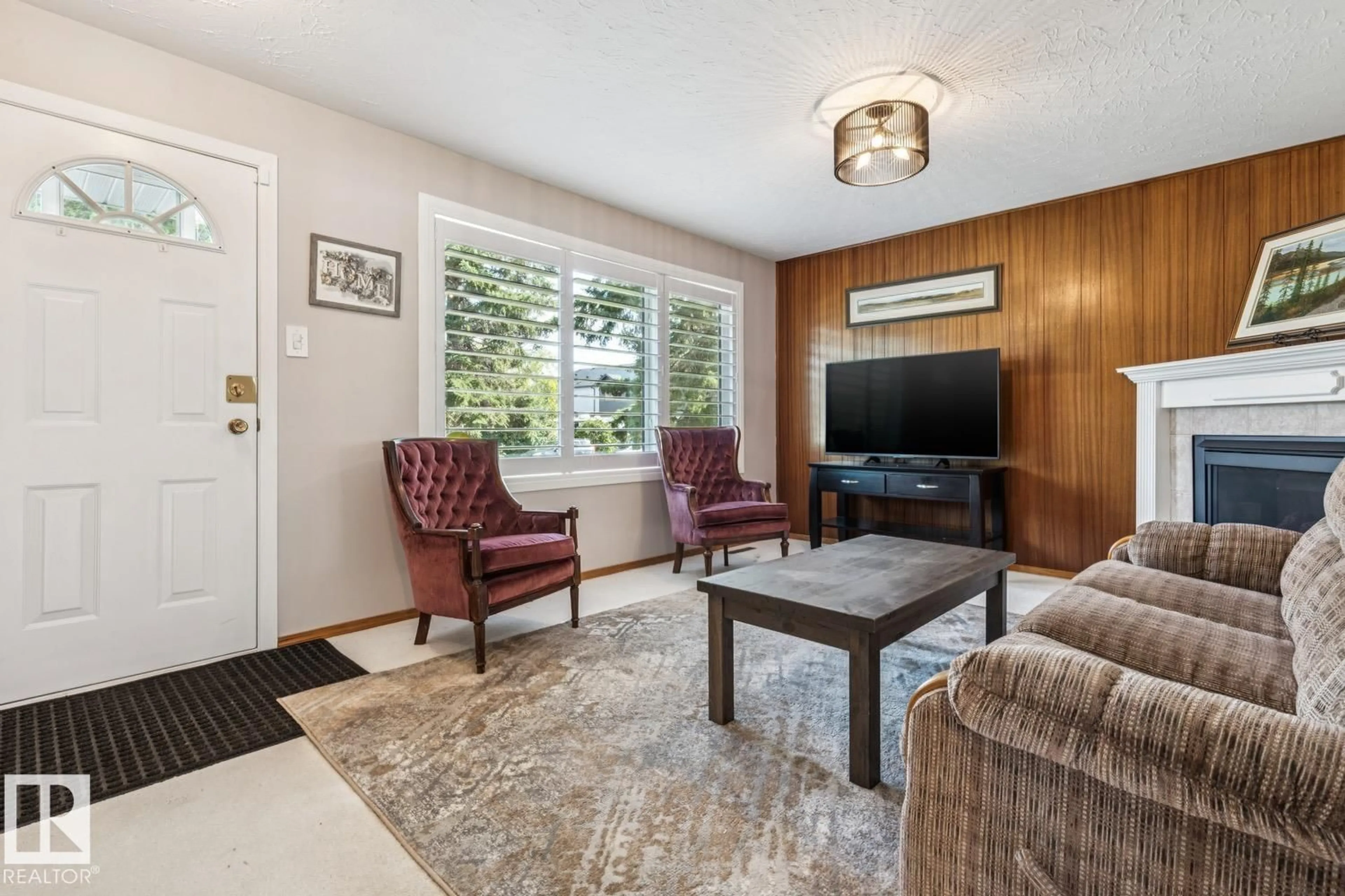 Living room with furniture, unknown for NW - 10522 151 ST, Edmonton Alberta T5P1V3