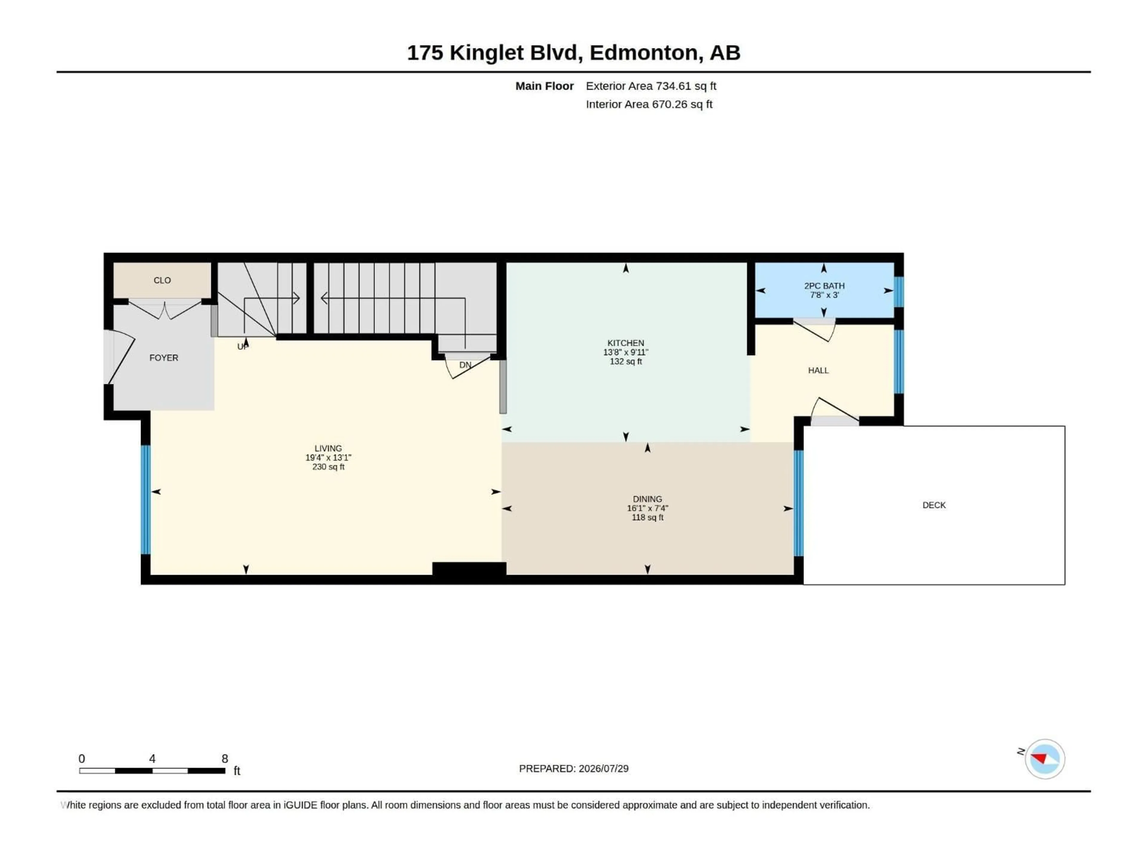 Floor plan for 175 KINGLET BV, Edmonton Alberta T5S0S6