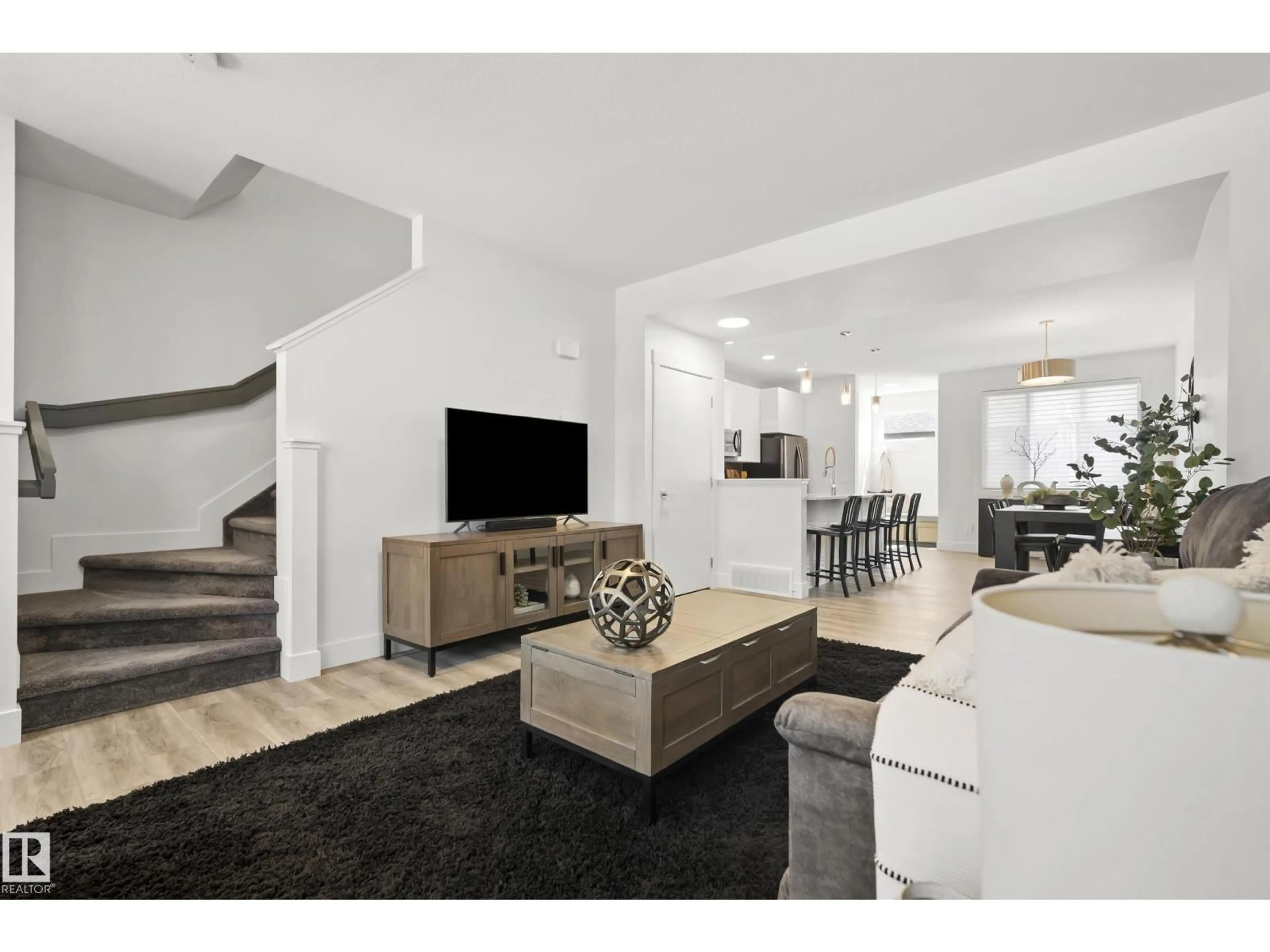 Living room with furniture, unknown for 175 KINGLET BV, Edmonton Alberta T5S0S6