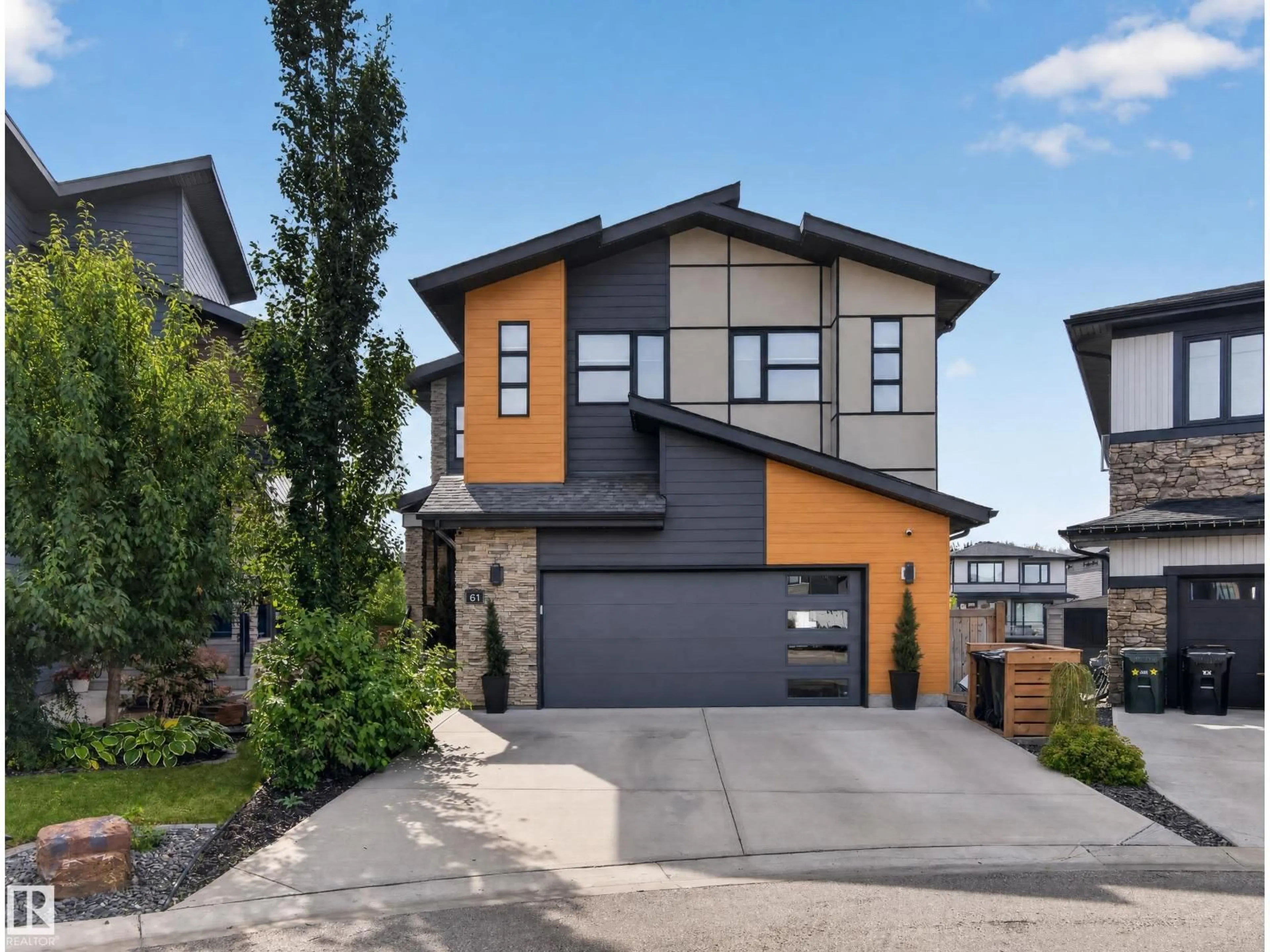 Home with brick exterior material, street for 61 AMESBURY WD, Sherwood Park Alberta T8B0C2