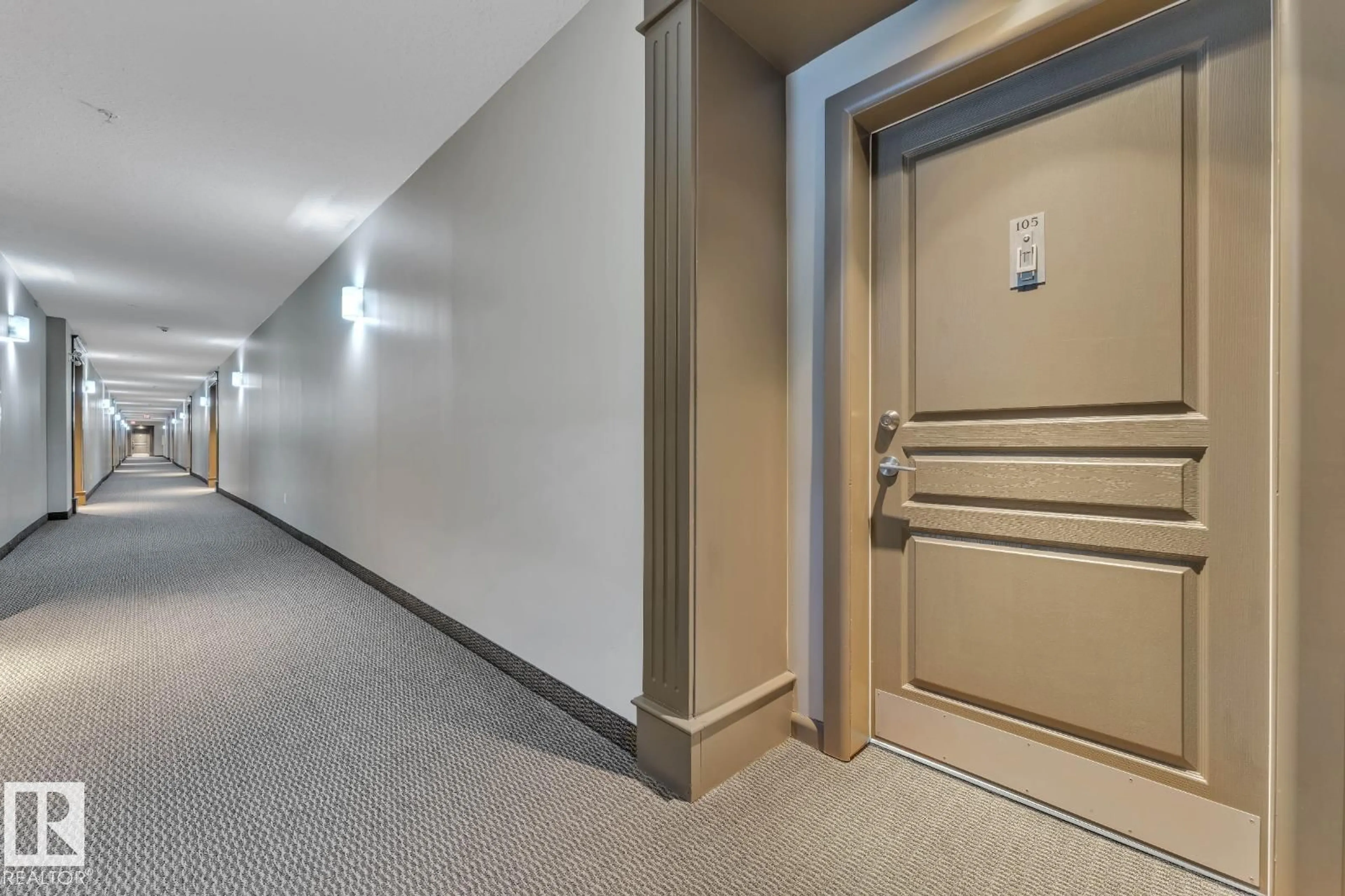 Indoor foyer for #105 - 160 MAGRATH RD, Edmonton Alberta T6R3T7