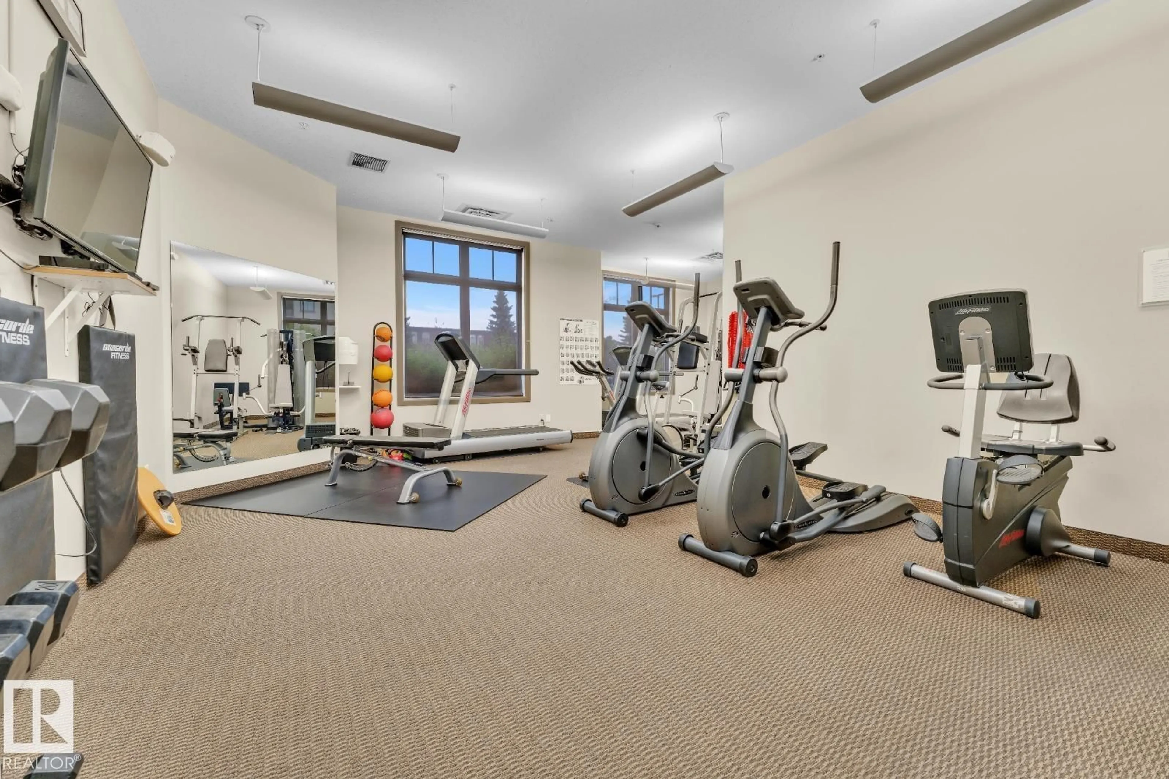 Gym or fitness room for #105 - 160 MAGRATH RD, Edmonton Alberta T6R3T7