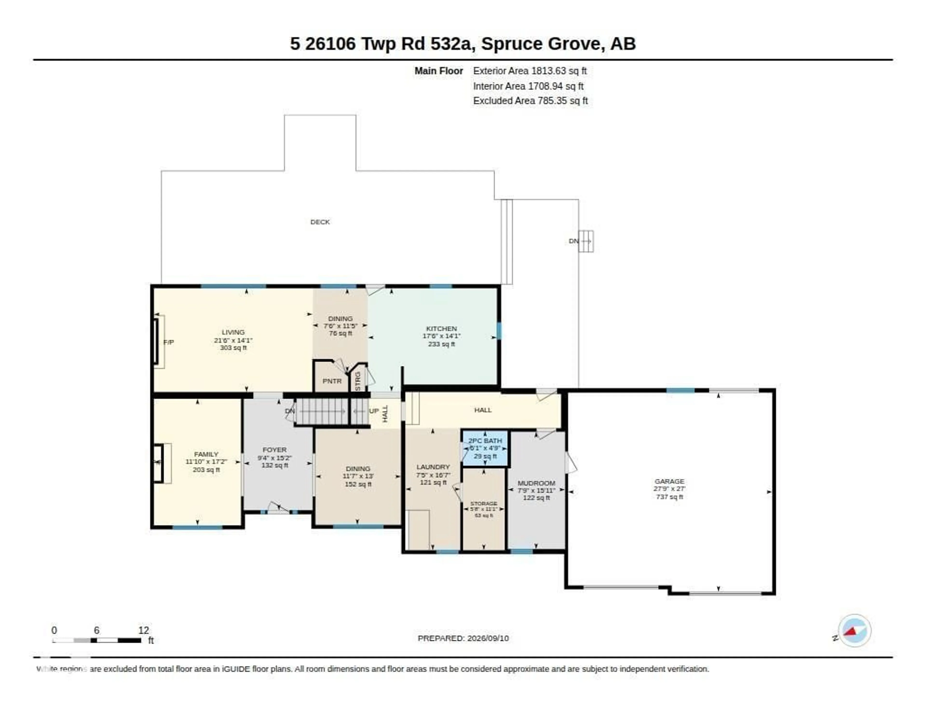 Floor plan for 5 - 26106 TWP ROAD 532A, Rural Parkland County Alberta T7Y1A3
