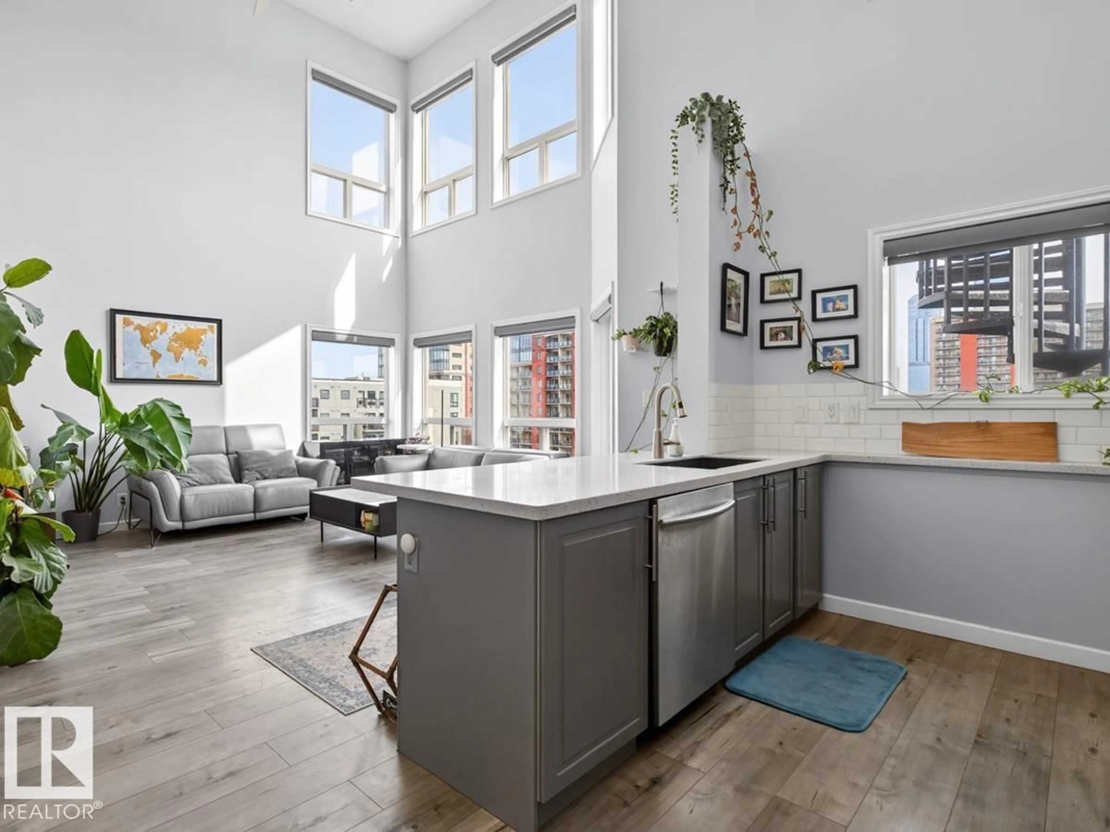 Open concept kitchen, unknown for #607 - 10235 112 ST, Edmonton Alberta T5K1M7