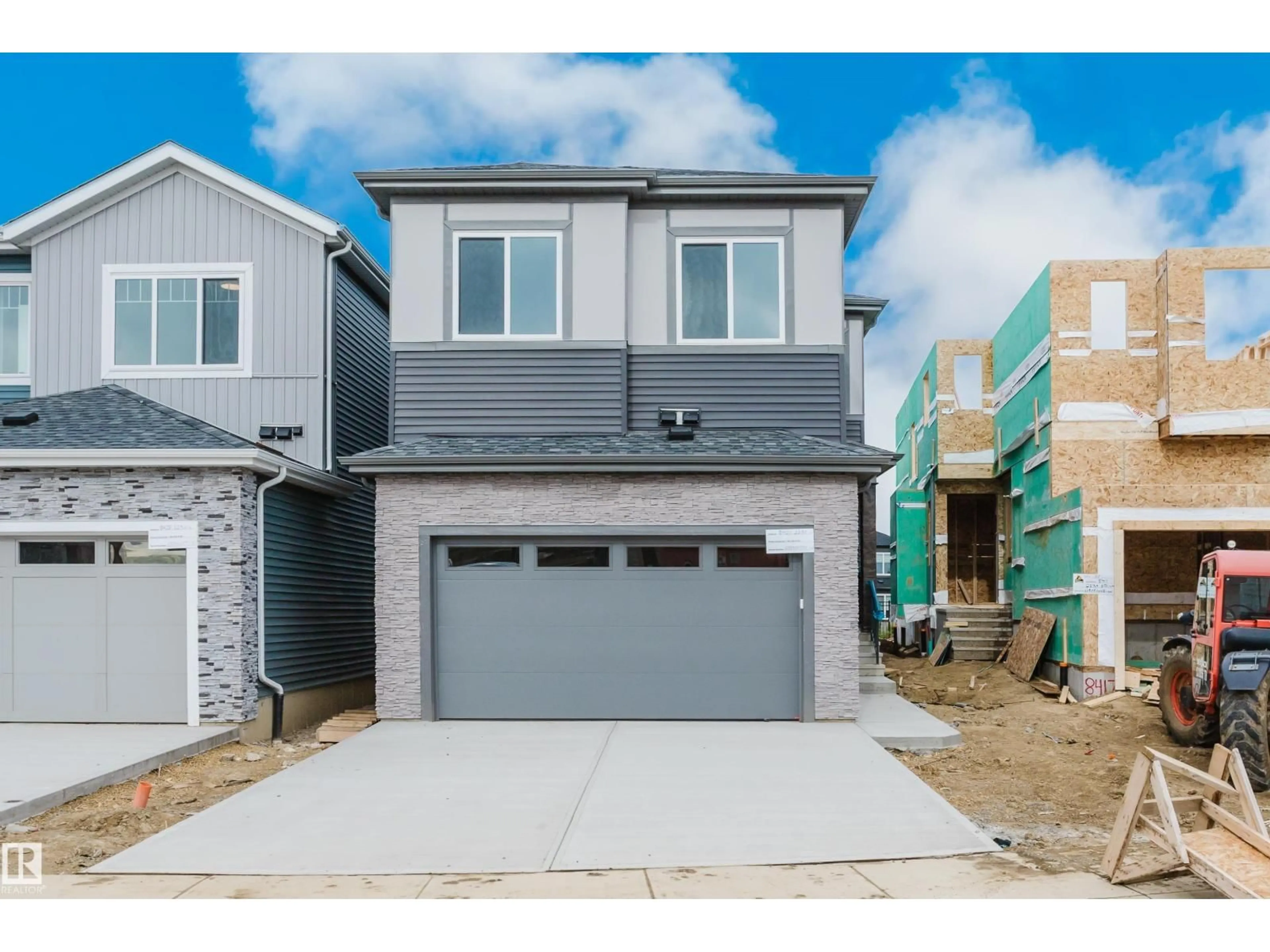 Home with vinyl exterior material, street for NW - 8421 223A ST, Edmonton Alberta T5T8A2
