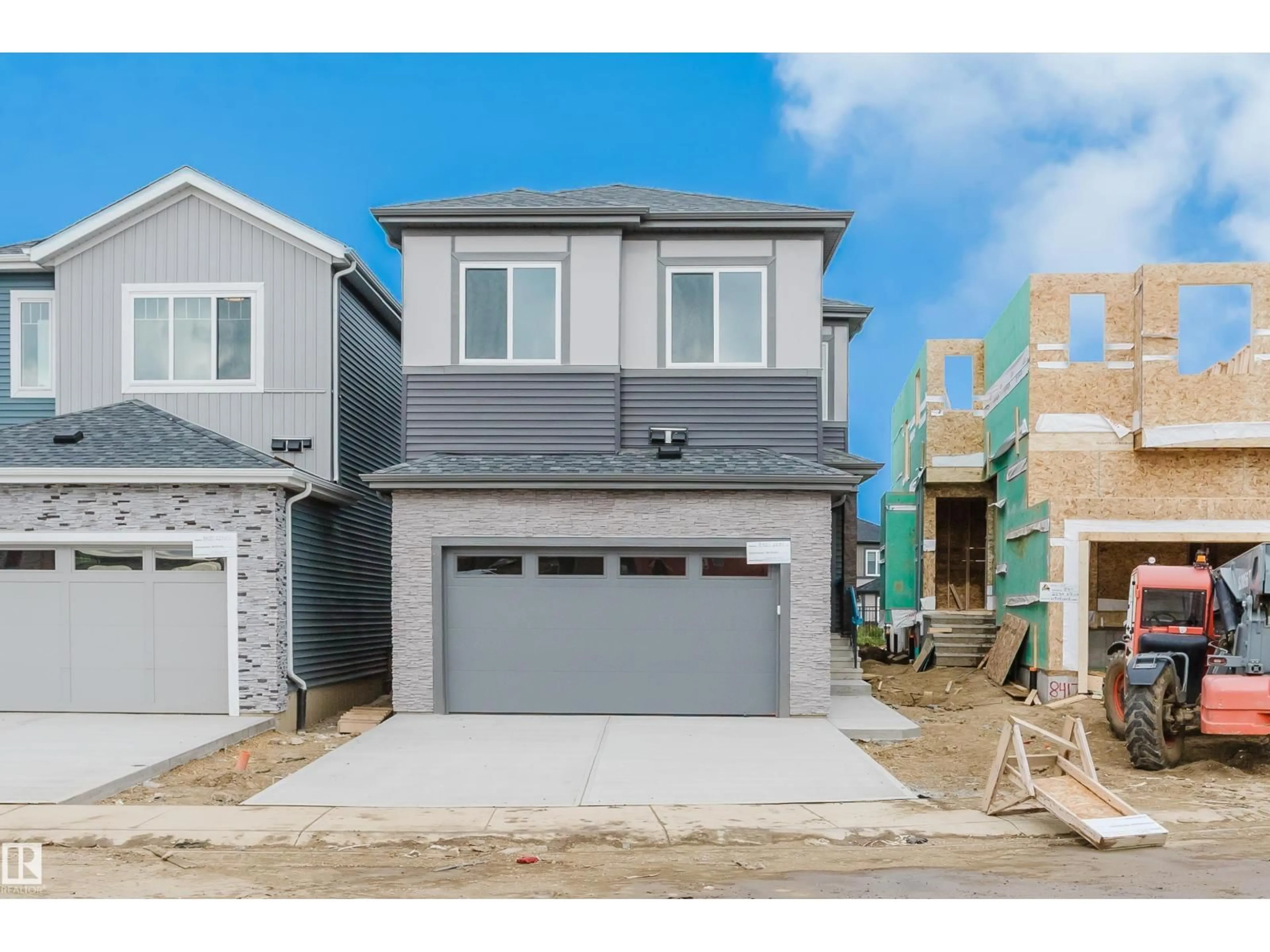Home with vinyl exterior material, street for NW - 8421 223A ST, Edmonton Alberta T5T8A2