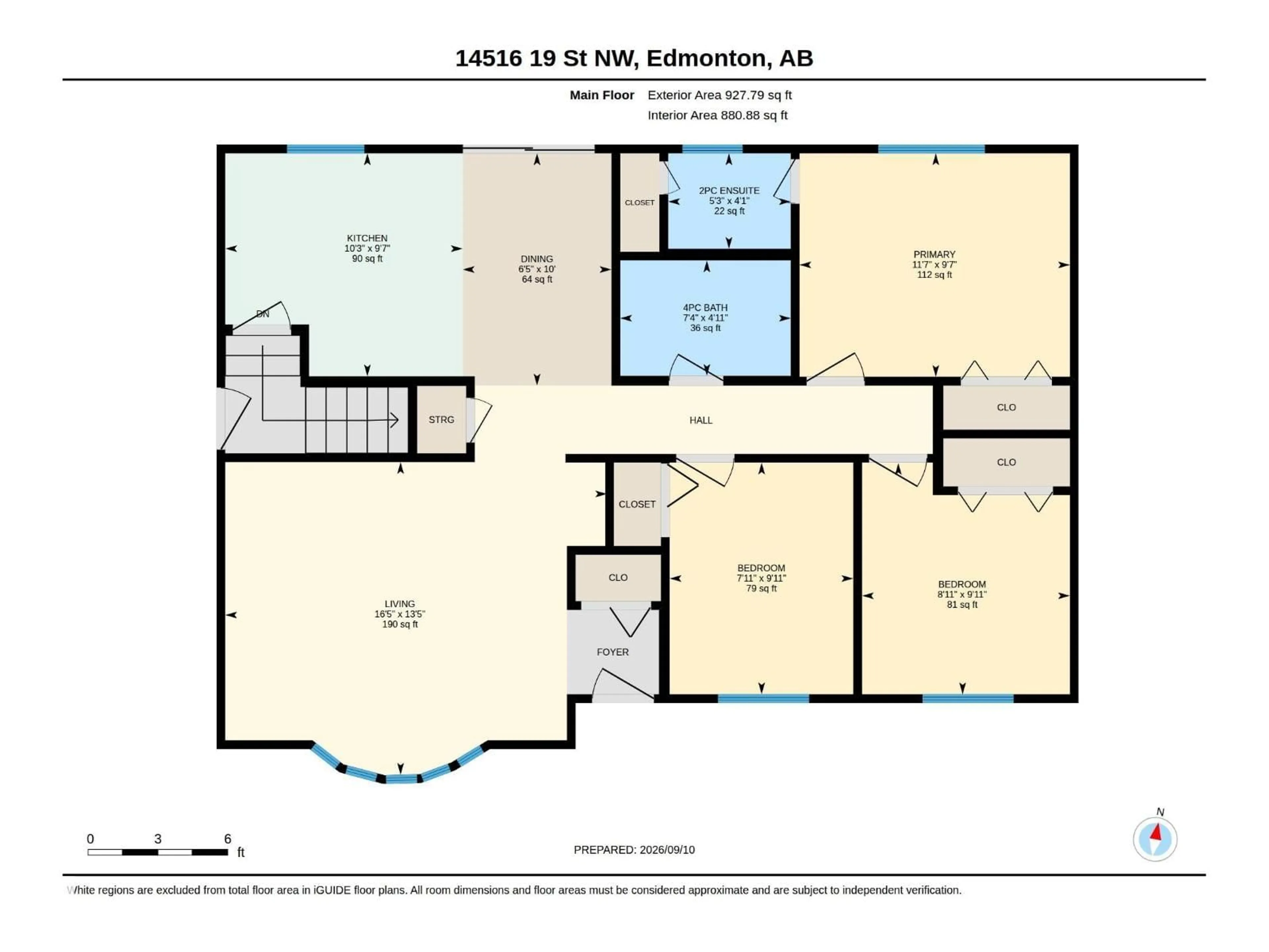 Floor plan for NW - 14546 19 ST, Edmonton Alberta T5Y1V4