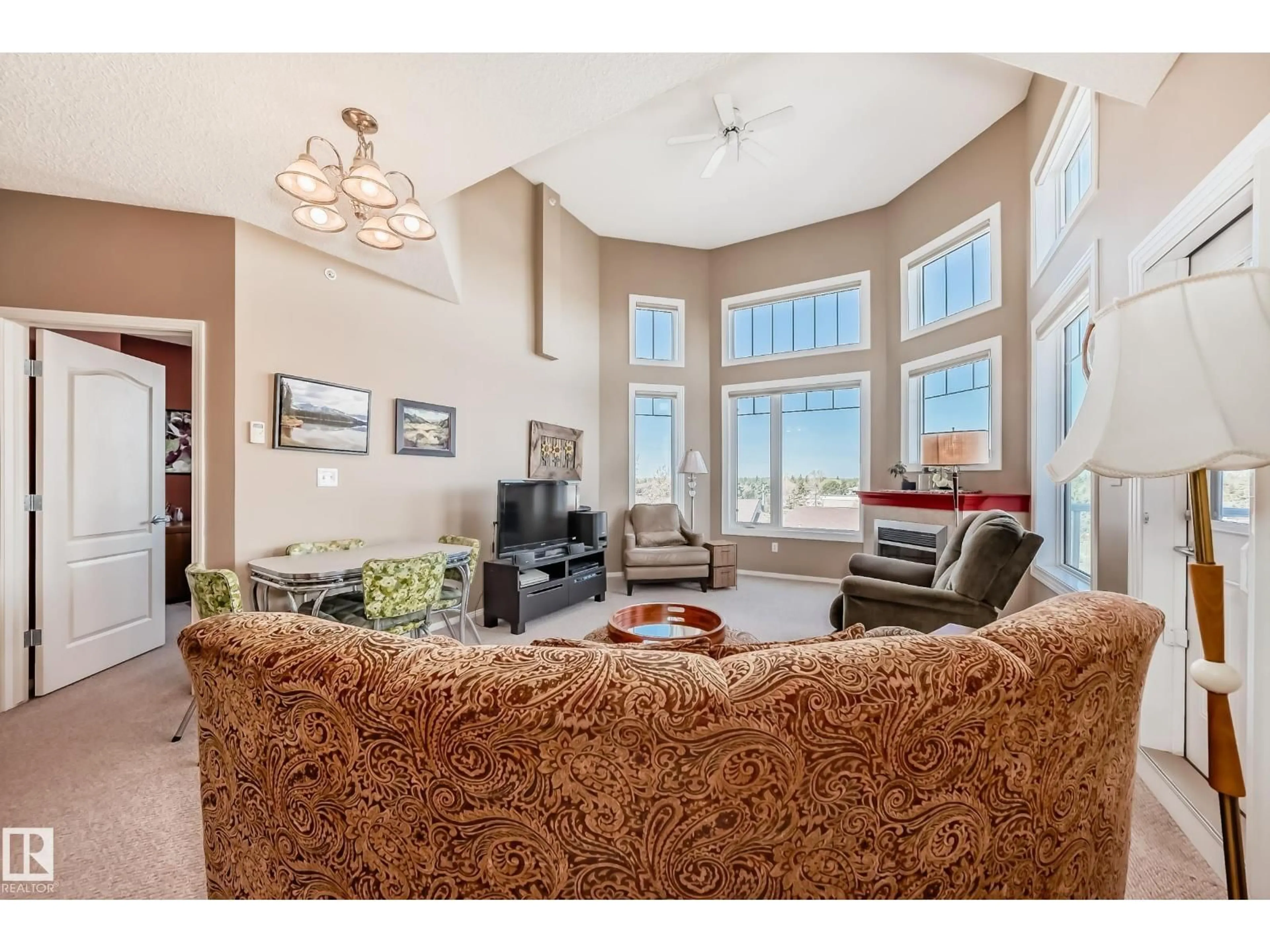 Living room with furniture, unknown for 507 - 12111 51 AV, Edmonton Alberta T6H6A3