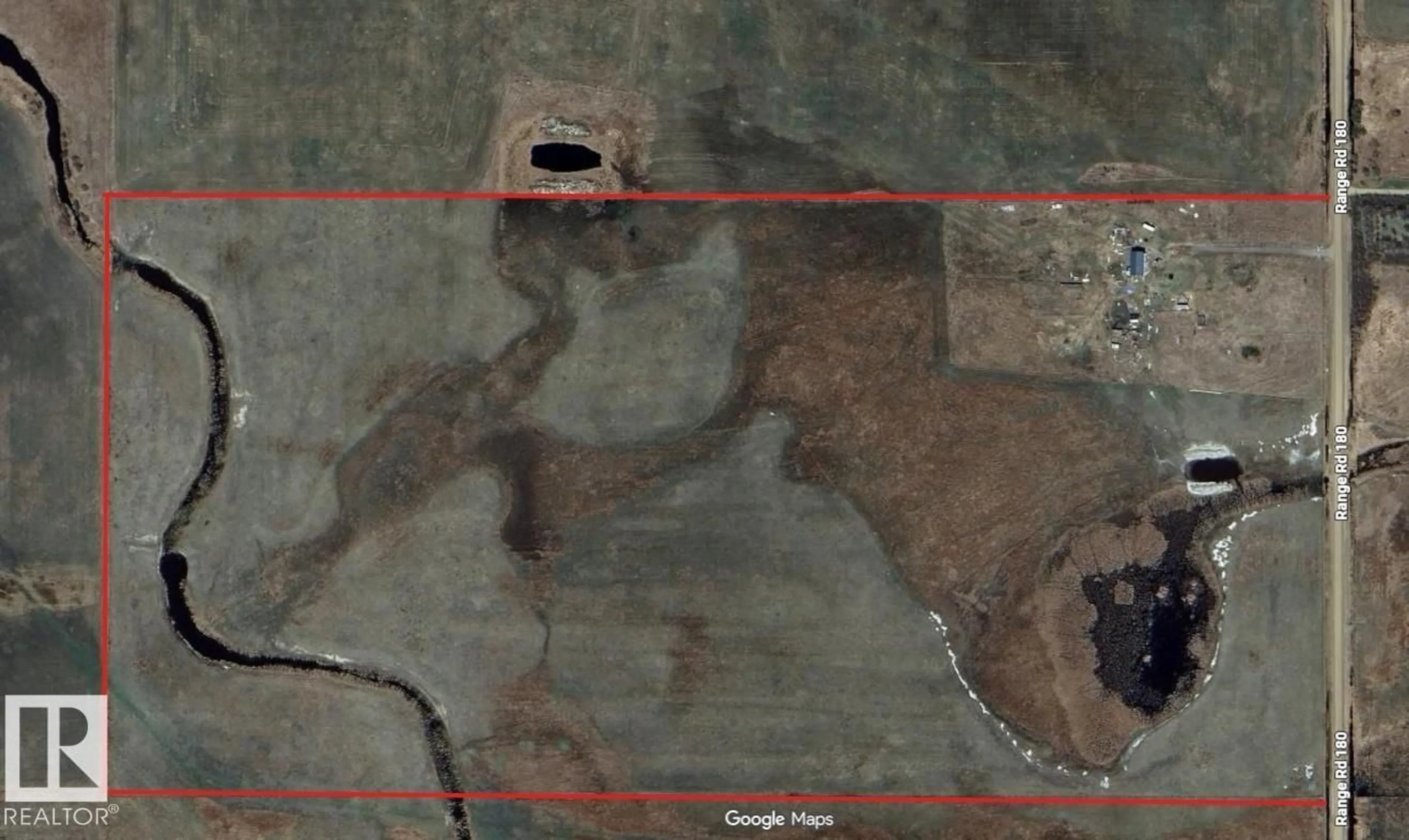A pic from outside/outdoor area/front of a property/back of a property/a pic from drone, building for 535062 RGE RD 180, Rural Lamont County Alberta T0B2R0