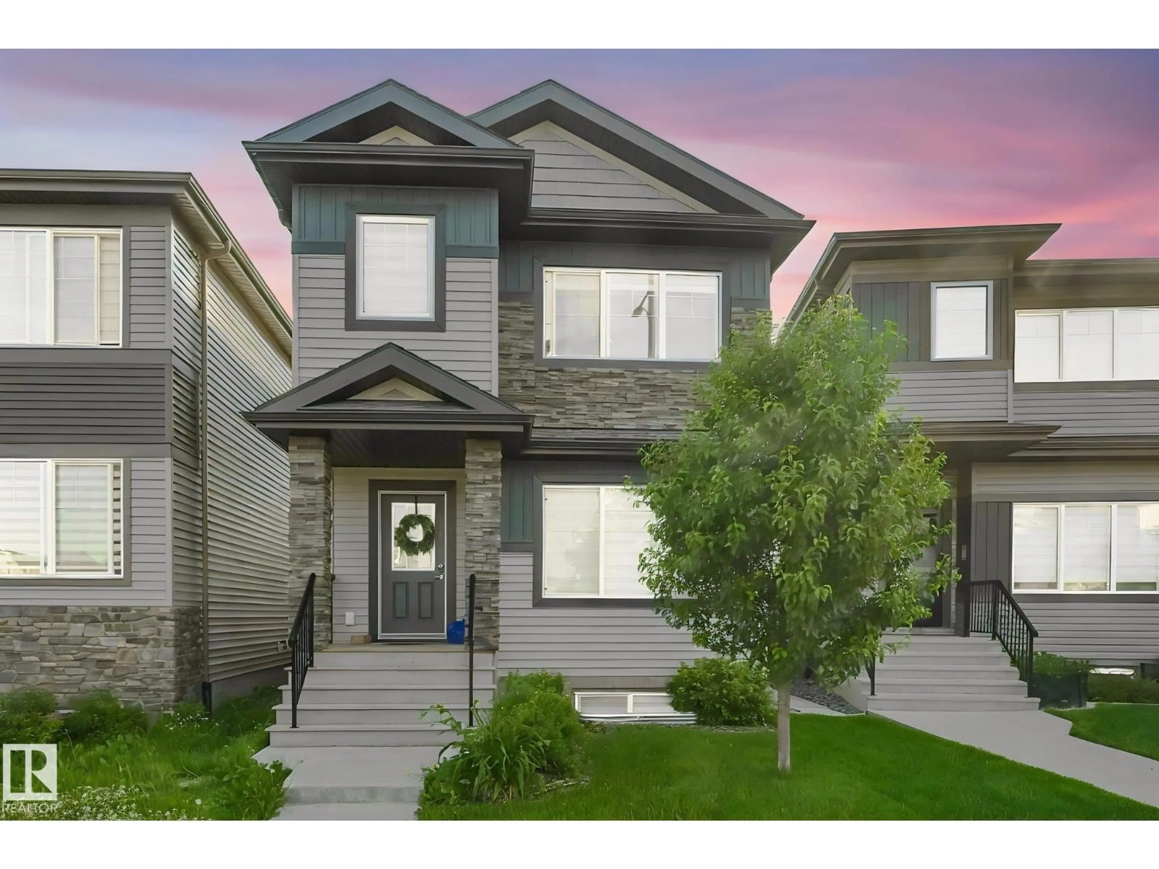 Home with vinyl exterior material, street for 6603 64 AV, Beaumont Alberta T6P1N7