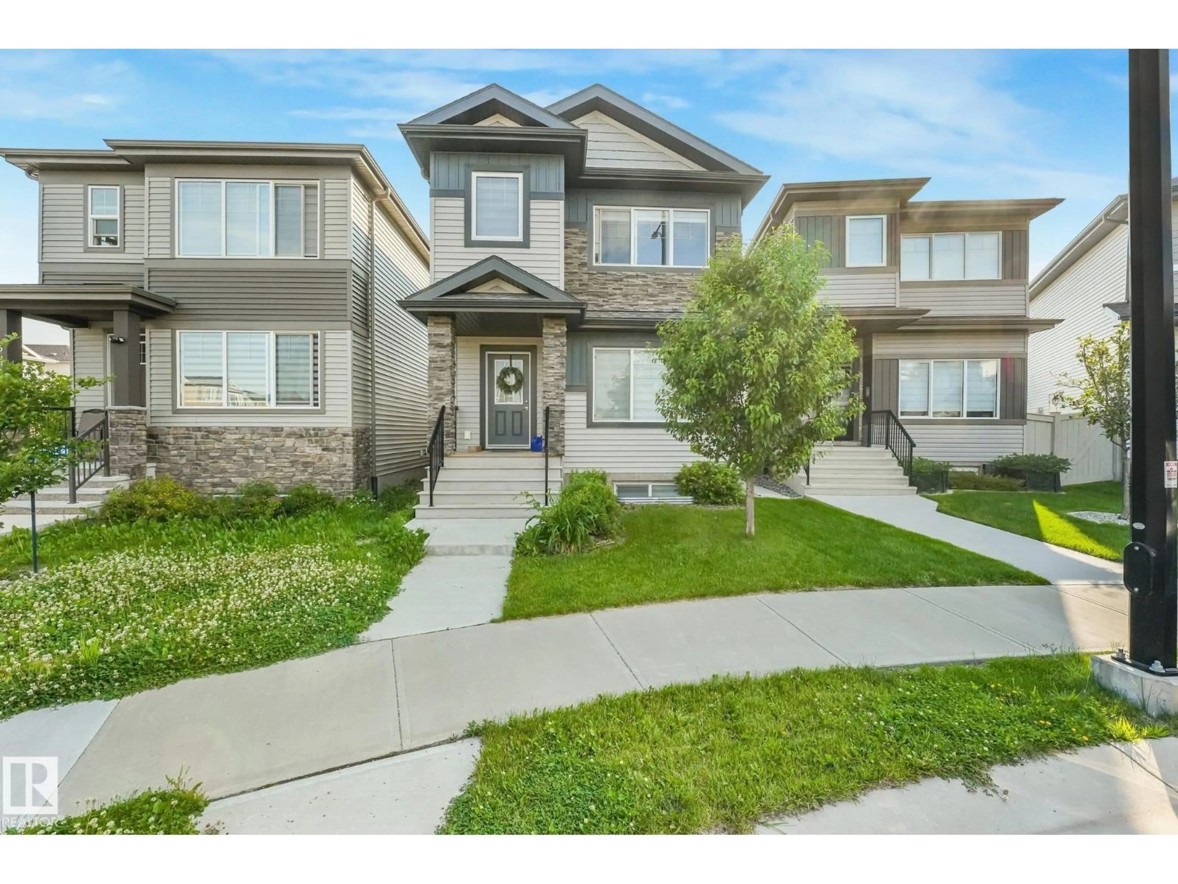 Home with brick exterior material, street for 6603 64 AV, Beaumont Alberta T6P1N7