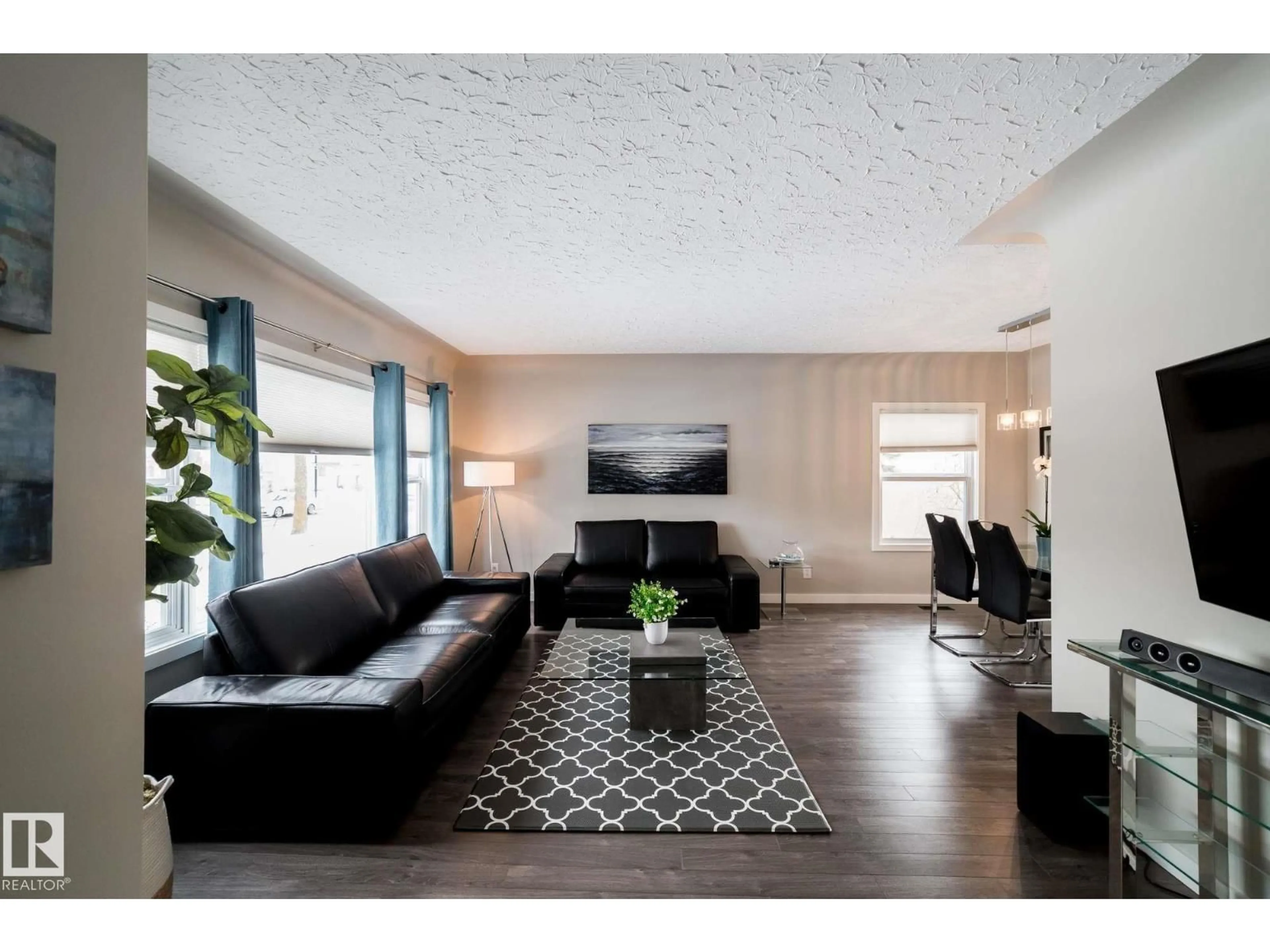 Living room with furniture, unknown for NW - 12228 134 ST, Edmonton Alberta T5L1T7