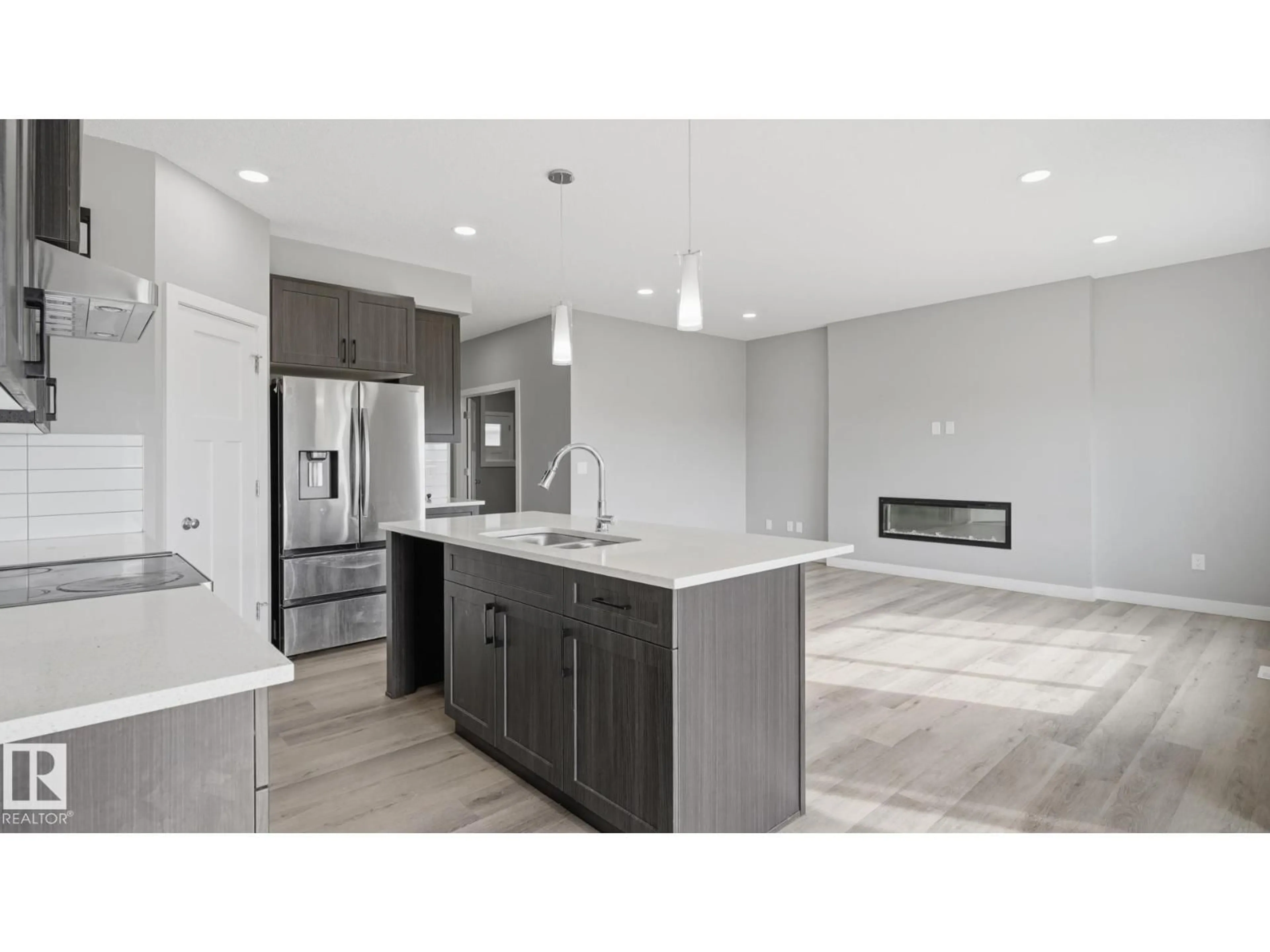 Open concept kitchen, unknown for 3004 9 ST, Edmonton Alberta T6T2V3