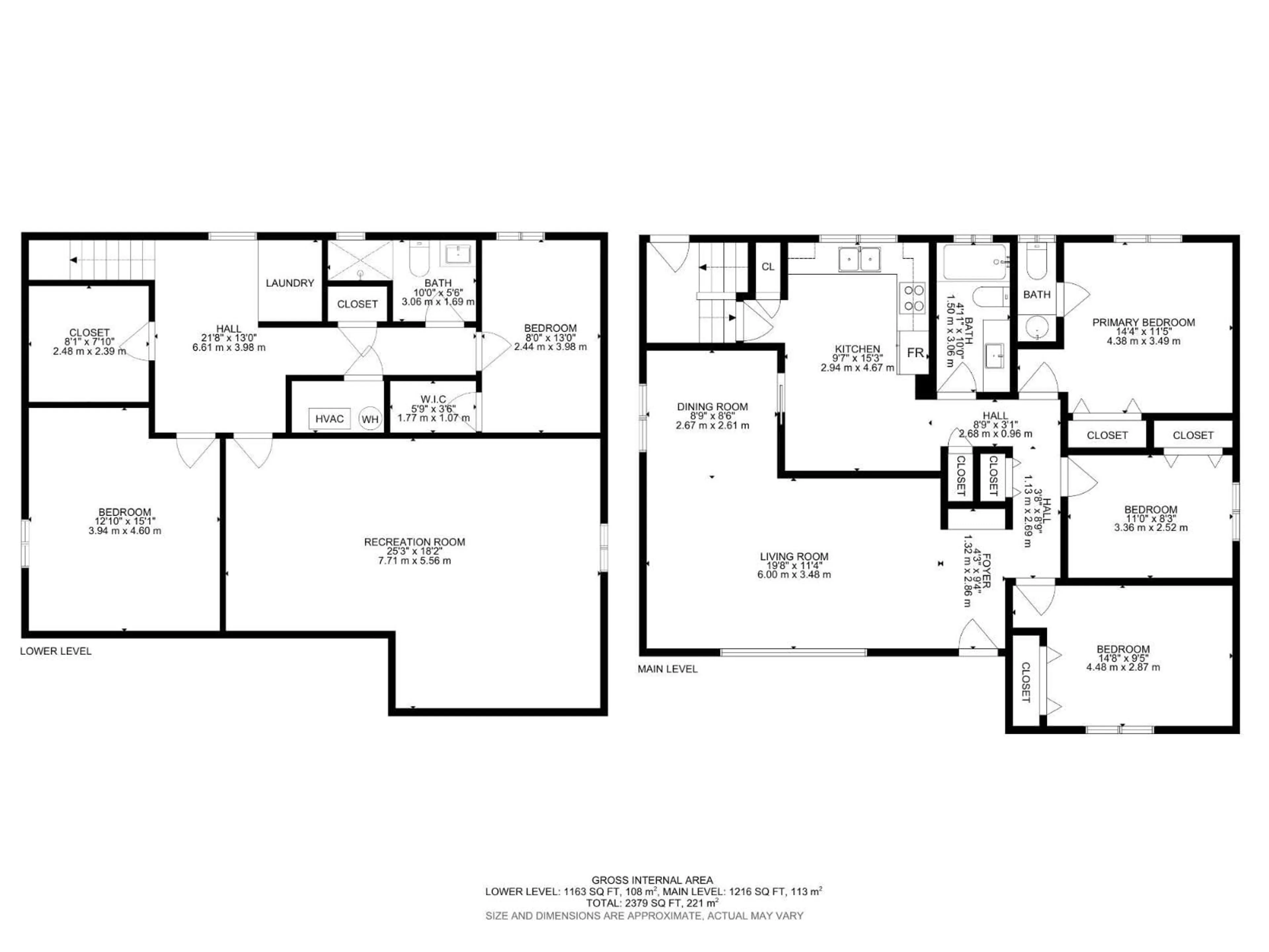 Floor plan for 6920 152A AV, Edmonton Alberta T5C2Y9
