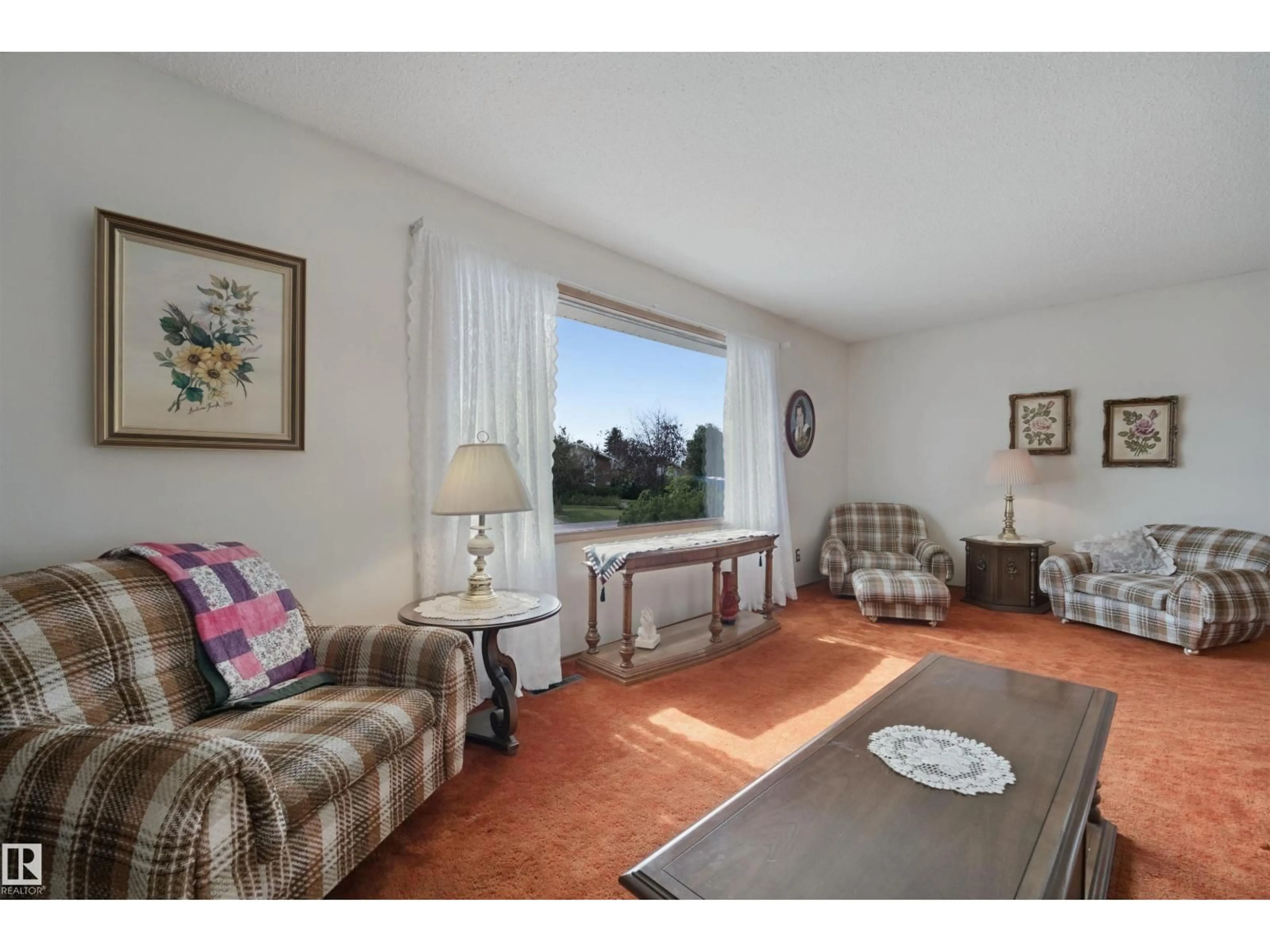 Living room with furniture, unknown for 6920 152A AV, Edmonton Alberta T5C2Y9