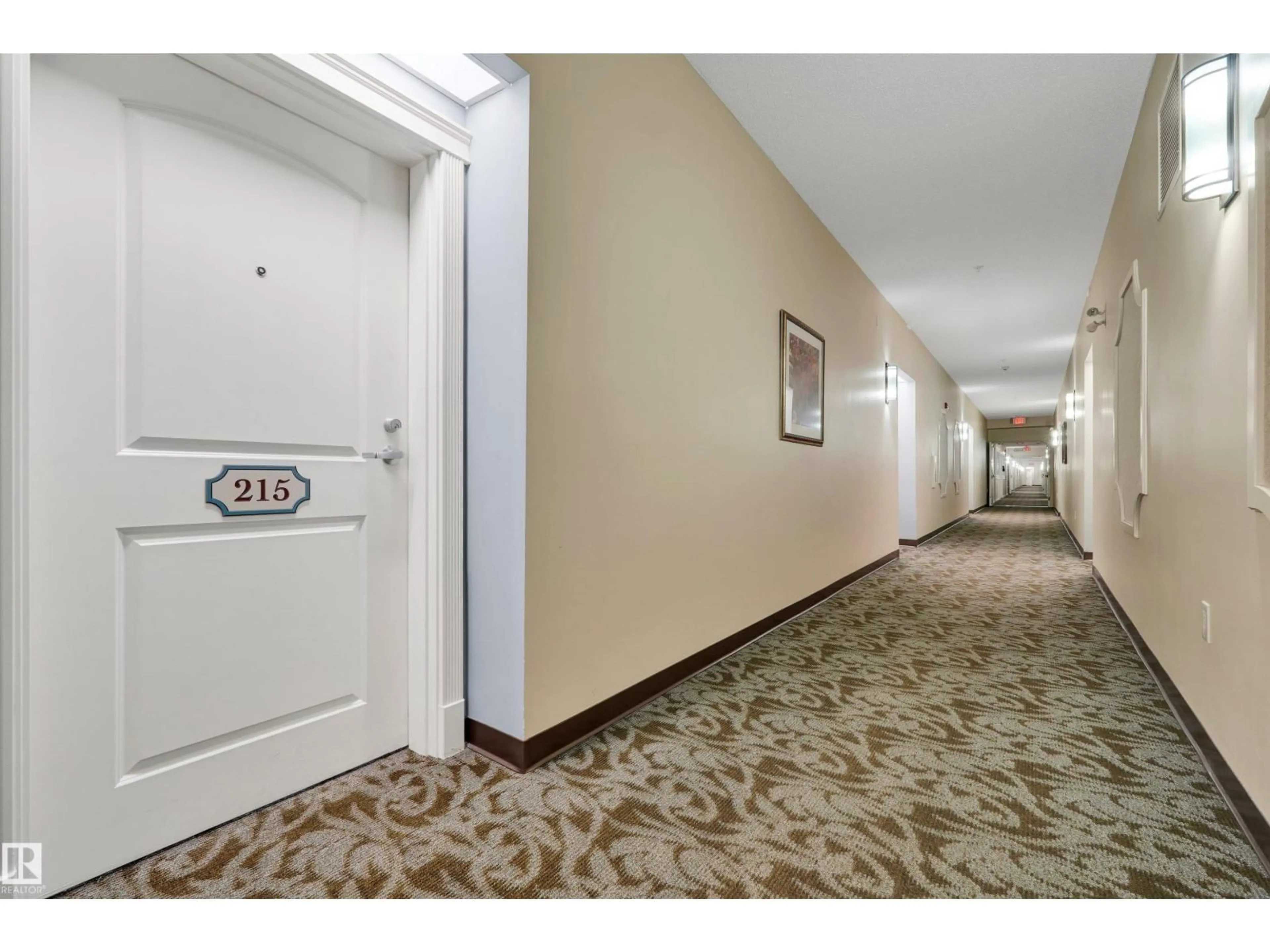 Indoor foyer for #215 - 9820 165 ST, Edmonton Alberta T5P0N3