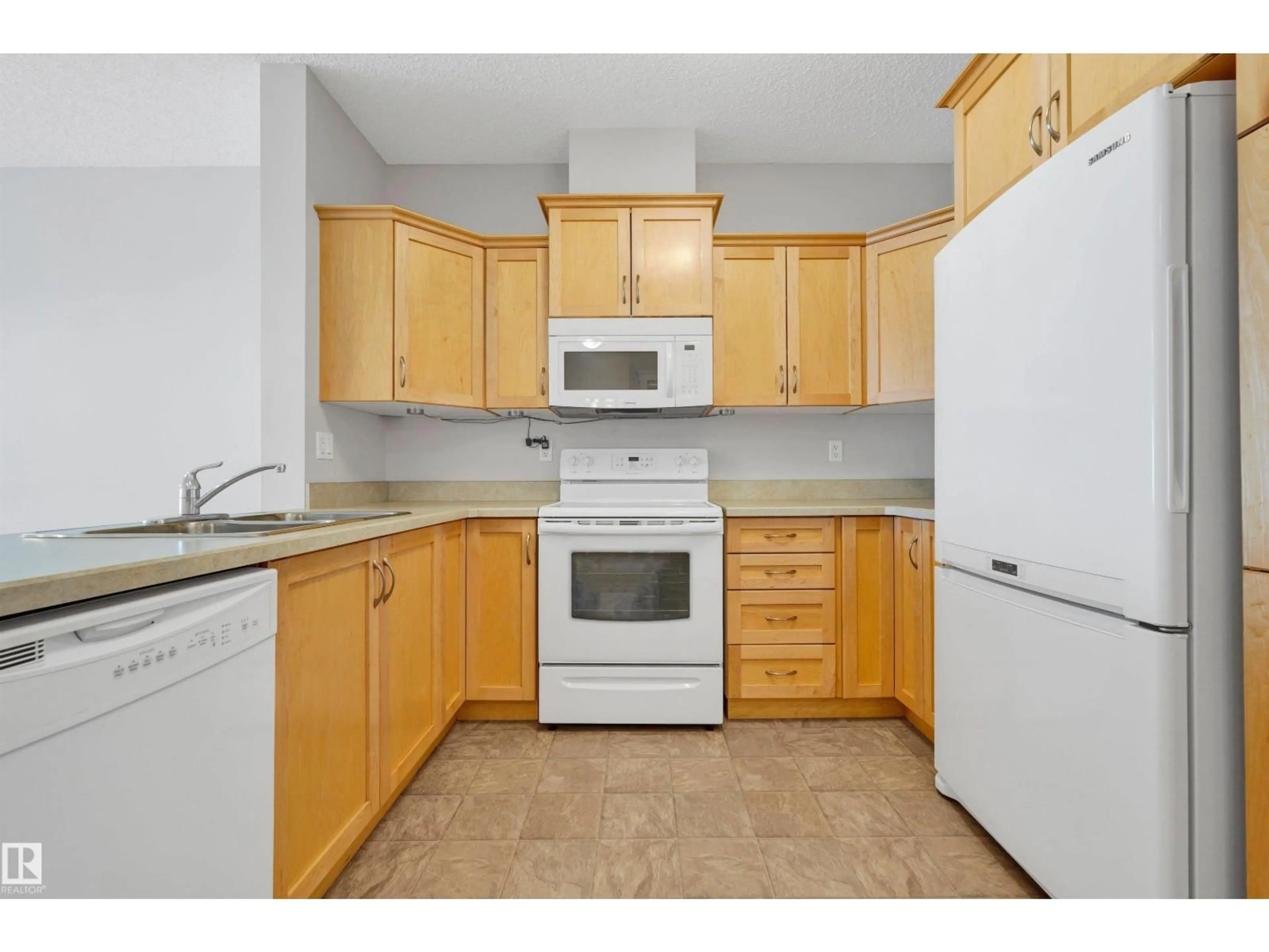 Standard kitchen, unknown for #215 - 9820 165 ST, Edmonton Alberta T5P0N3