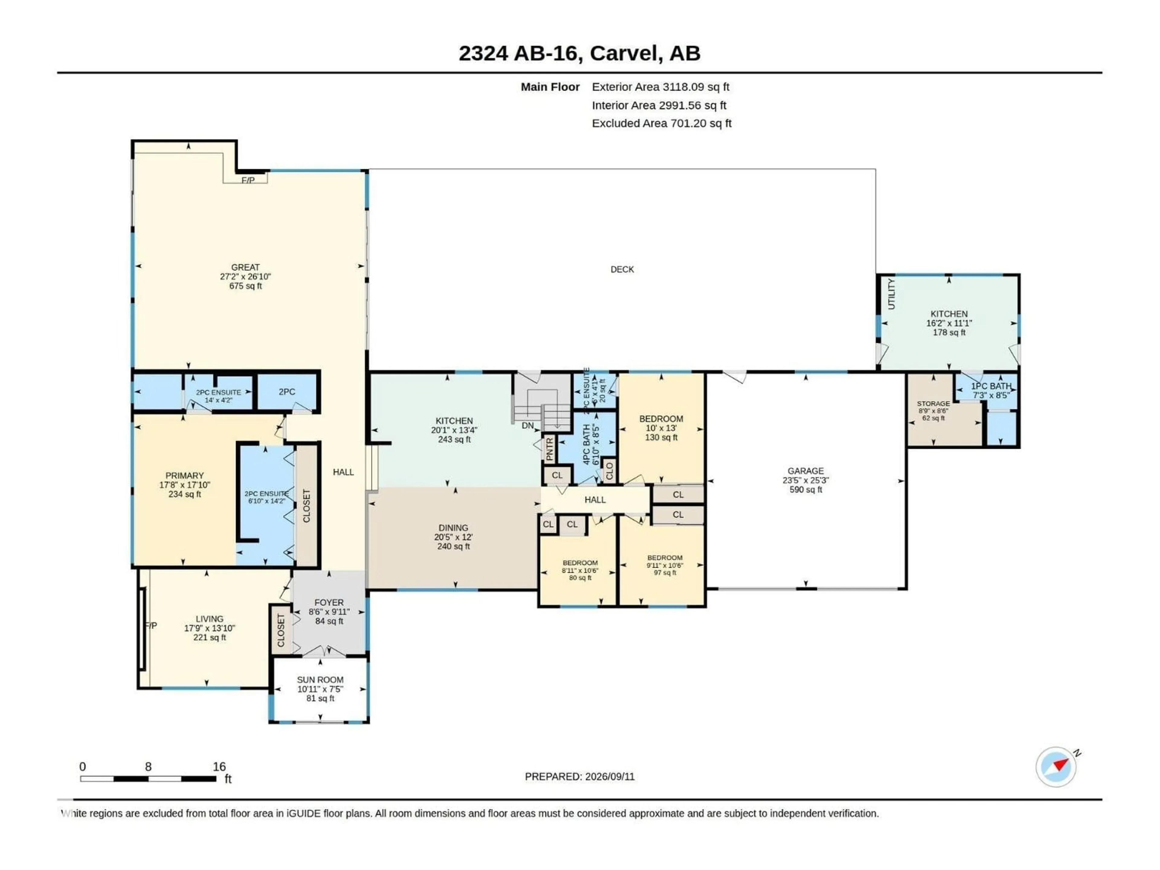 Floor plan for 2324 HGHWAY 16, Rural Parkland County Alberta T7Y0G7