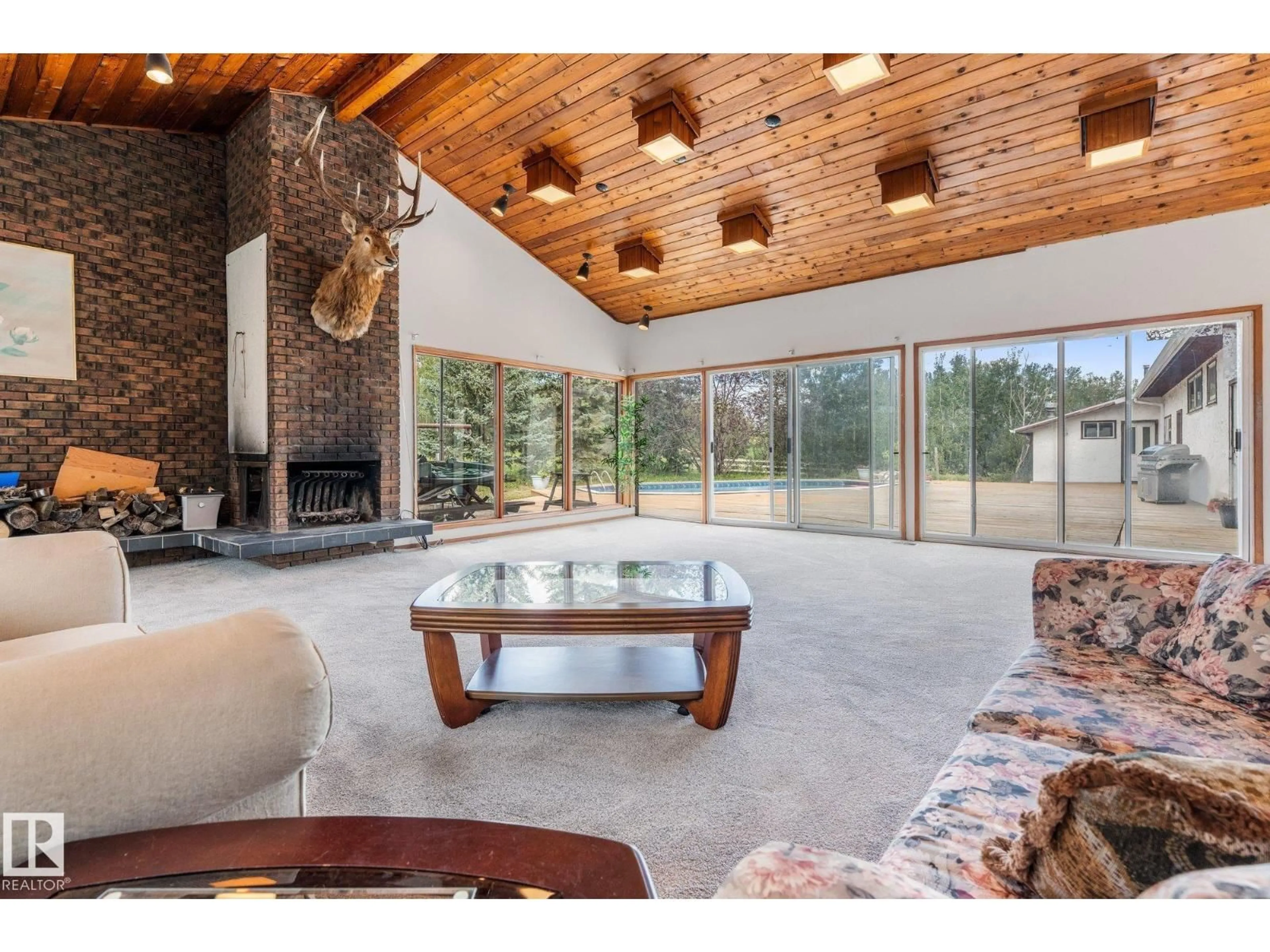 Living room with furniture, unknown for 2324 HGHWAY 16, Rural Parkland County Alberta T7Y0G7