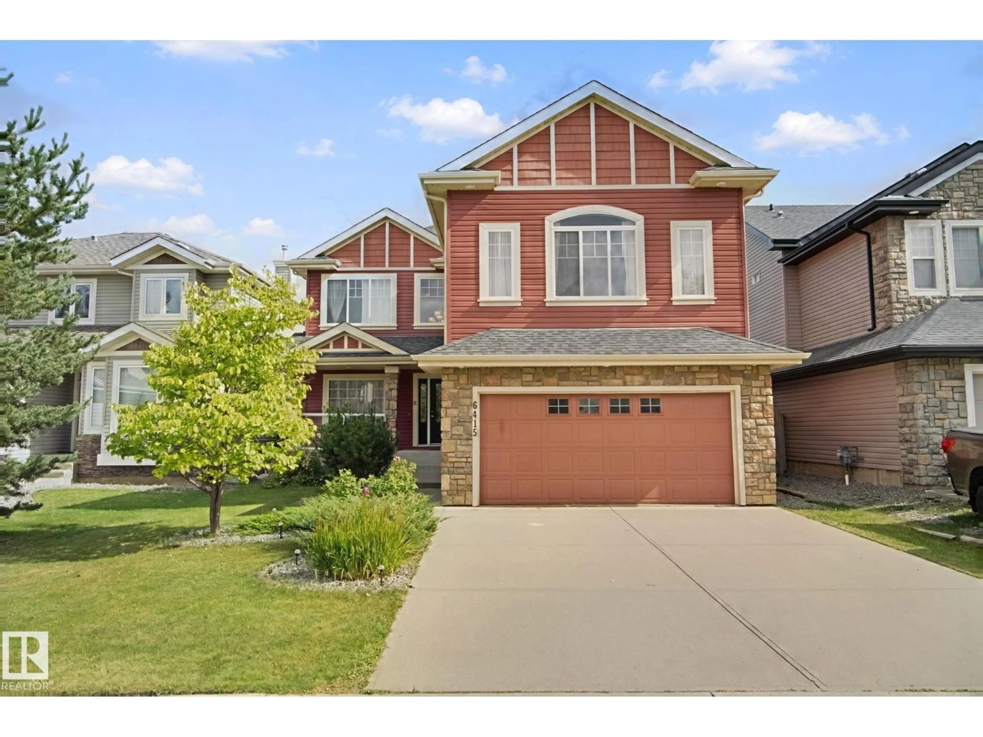 Home with brick exterior material, street for 6415 SANDIN CR, Edmonton Alberta T6R0E9